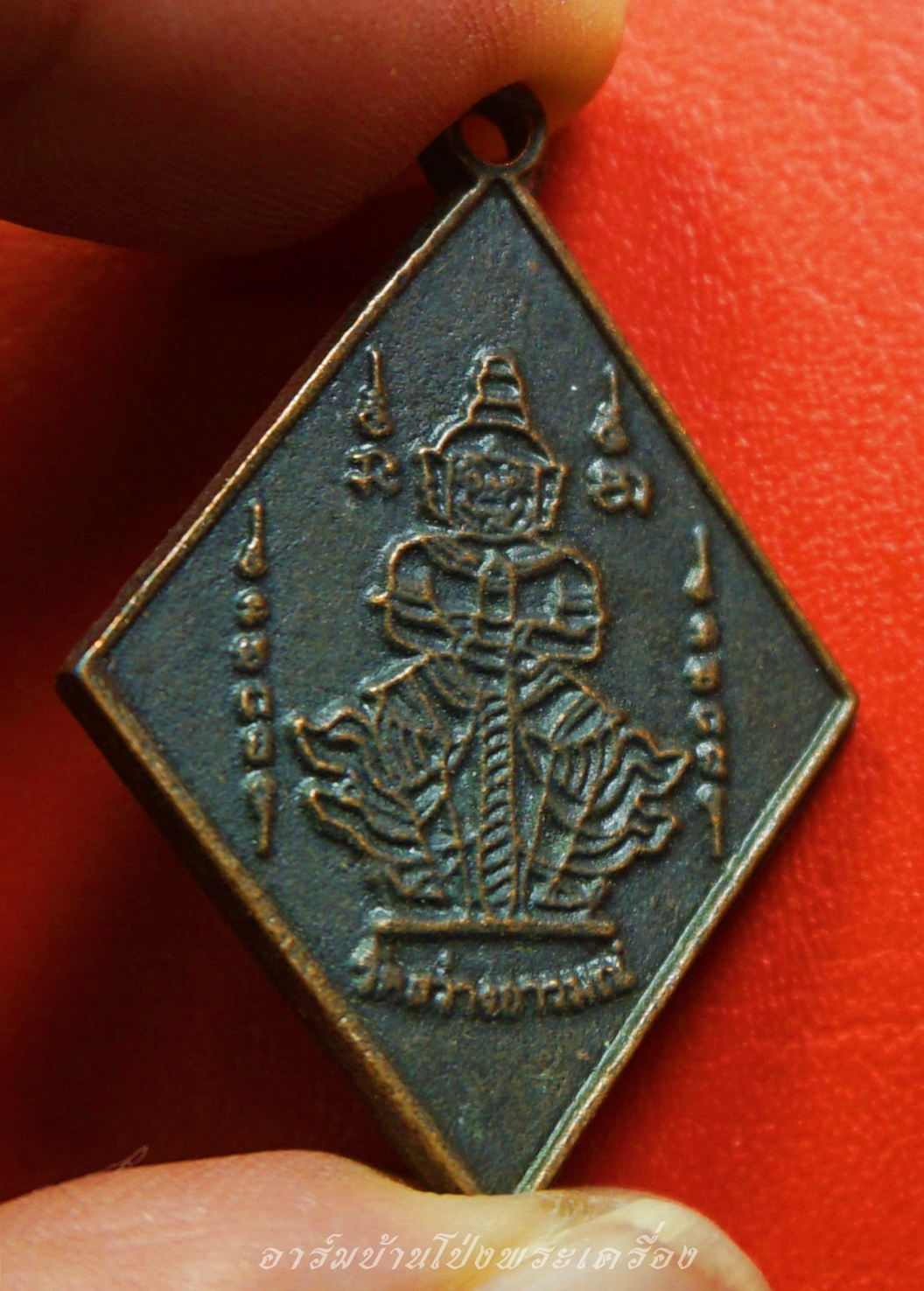 หลวงพ่อแป๊ะ วัดสว่างอารมณ์ ท้าวเวสสุวรรณ หลังยันต์เก้าแถว(องค์ที่1)