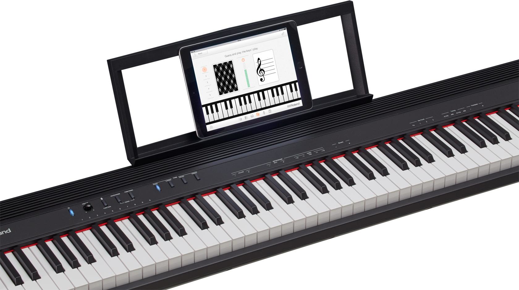 เปียโนไฟฟ้า Roland GO-88P คีย์บอร์ดไฟฟ้า 88 คีย์ Full-Size GO:PIANO88 | 128 เสียง เชื่อมผ่านมือถือได้ ** รองรับบลูทูธ Bluetooth **