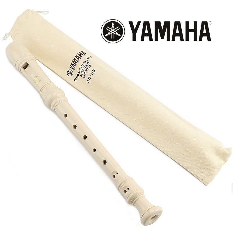Yamaha ขลุ่ย รีคอร์เดอร์ recorder YRS-23 แท้ 100% / KING King ขลุ่ยรีคอร์เดอร์ Recorder รุ่น K100 สีขาว