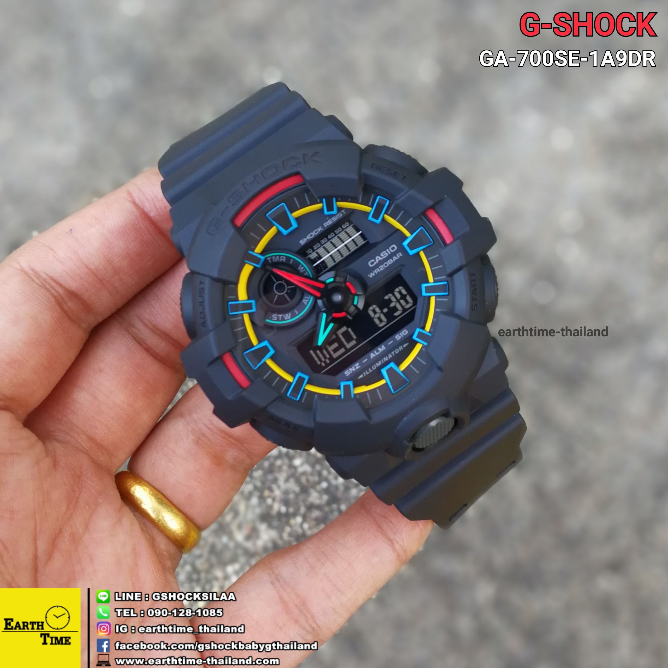 G-Shock ของใหม่แท้100% รับประกัน 1 ปี GA-700SE-1A9DR