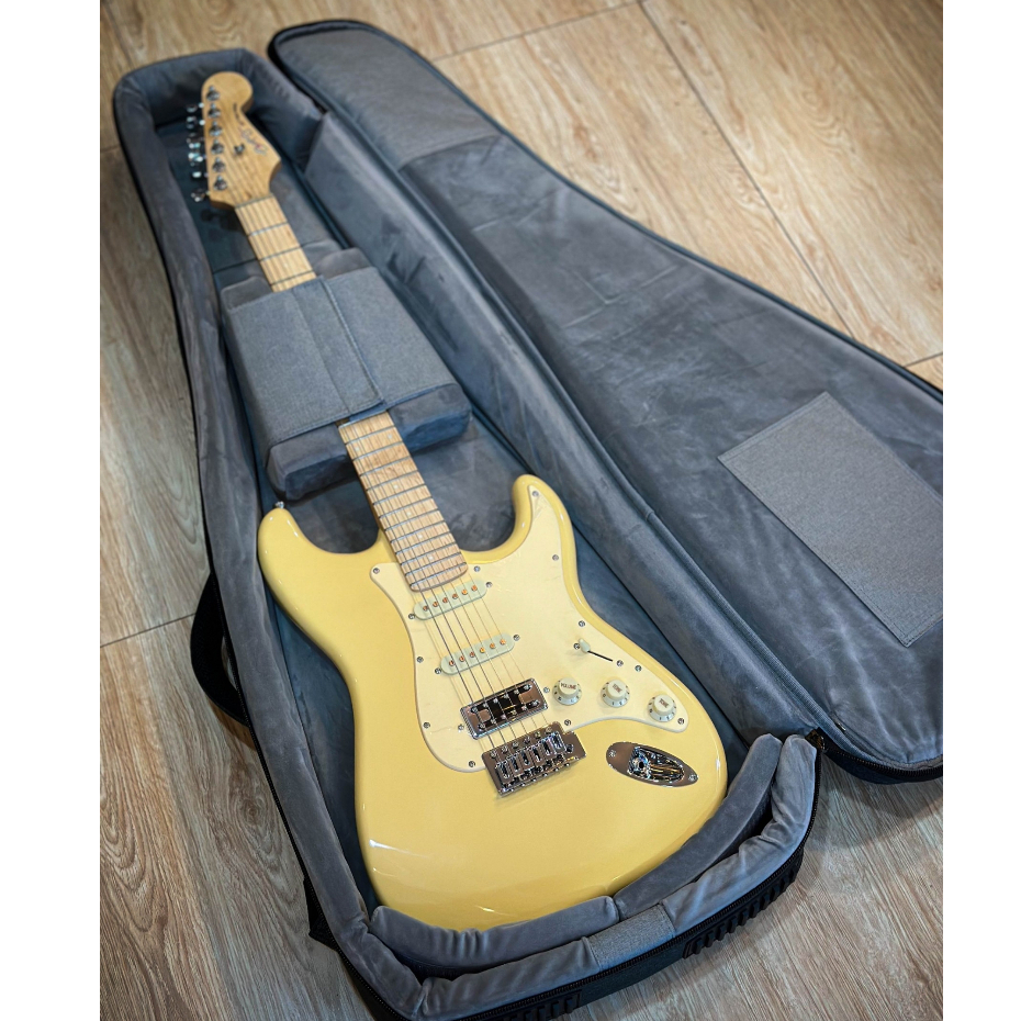 ซอฟท์เคสกีต้าร์ไฟฟ้า Jinchuan สียีนส์ดำ EB-2022 กระเป๋ากีตาร์ไฟฟ้า บุฟองน้ำหนามาก มีที่รองคออย่างดี มีหูหิ้ว/สะพายหลัง