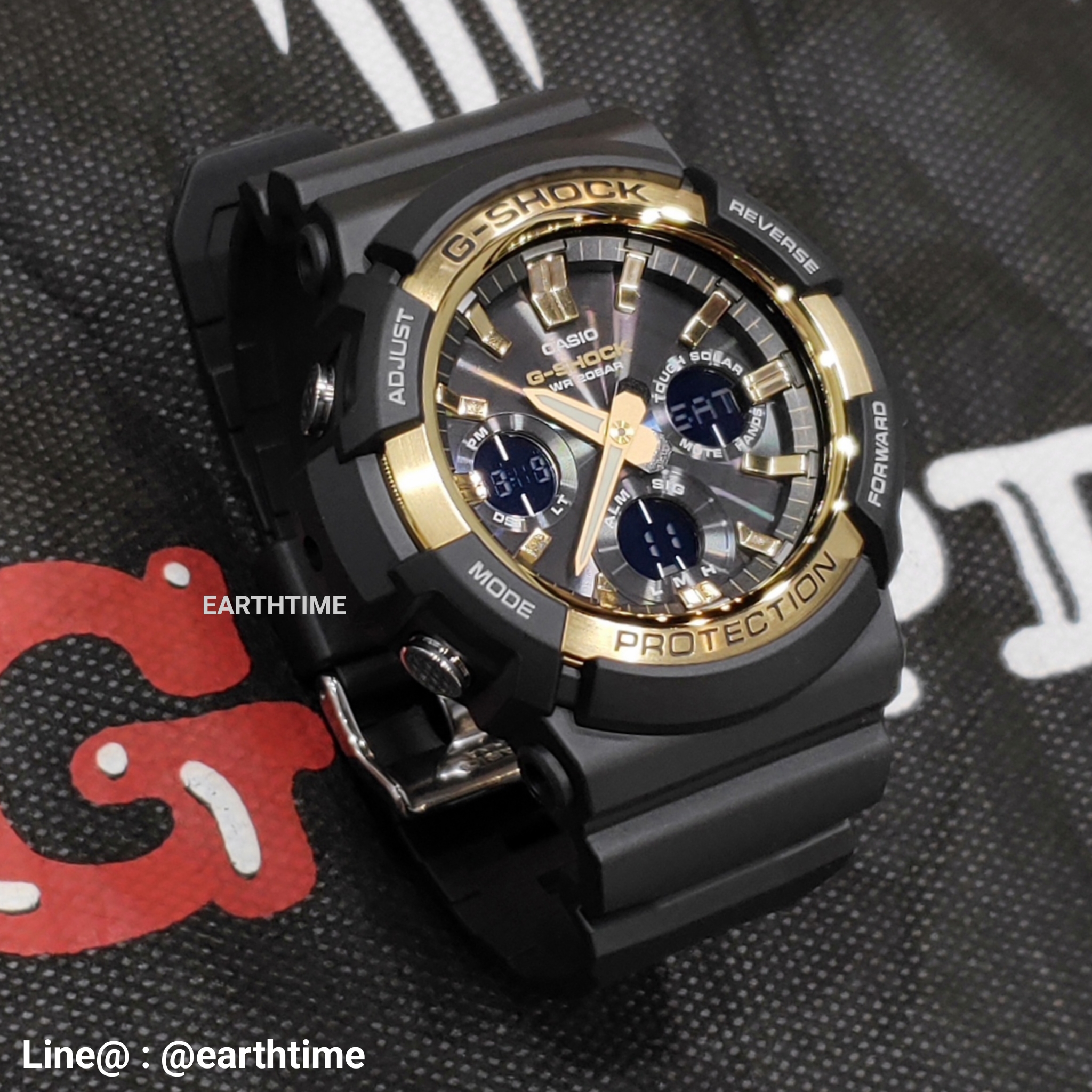 G-Shock Tough Solar ของใหม่แท้100% รับประกัน 1 ปี รุ่น GAS-100G-1ADR