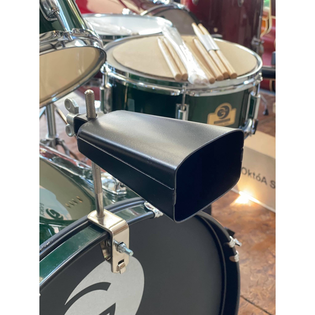 คาวเบล มีให้เลือก 3 ขนาด สีดำคาเบลล์ พร้อมขาจับ อุปกรณ์ กลองชุด เสียงแน่น กังวาล พร้อมส่งจากไทย🛑