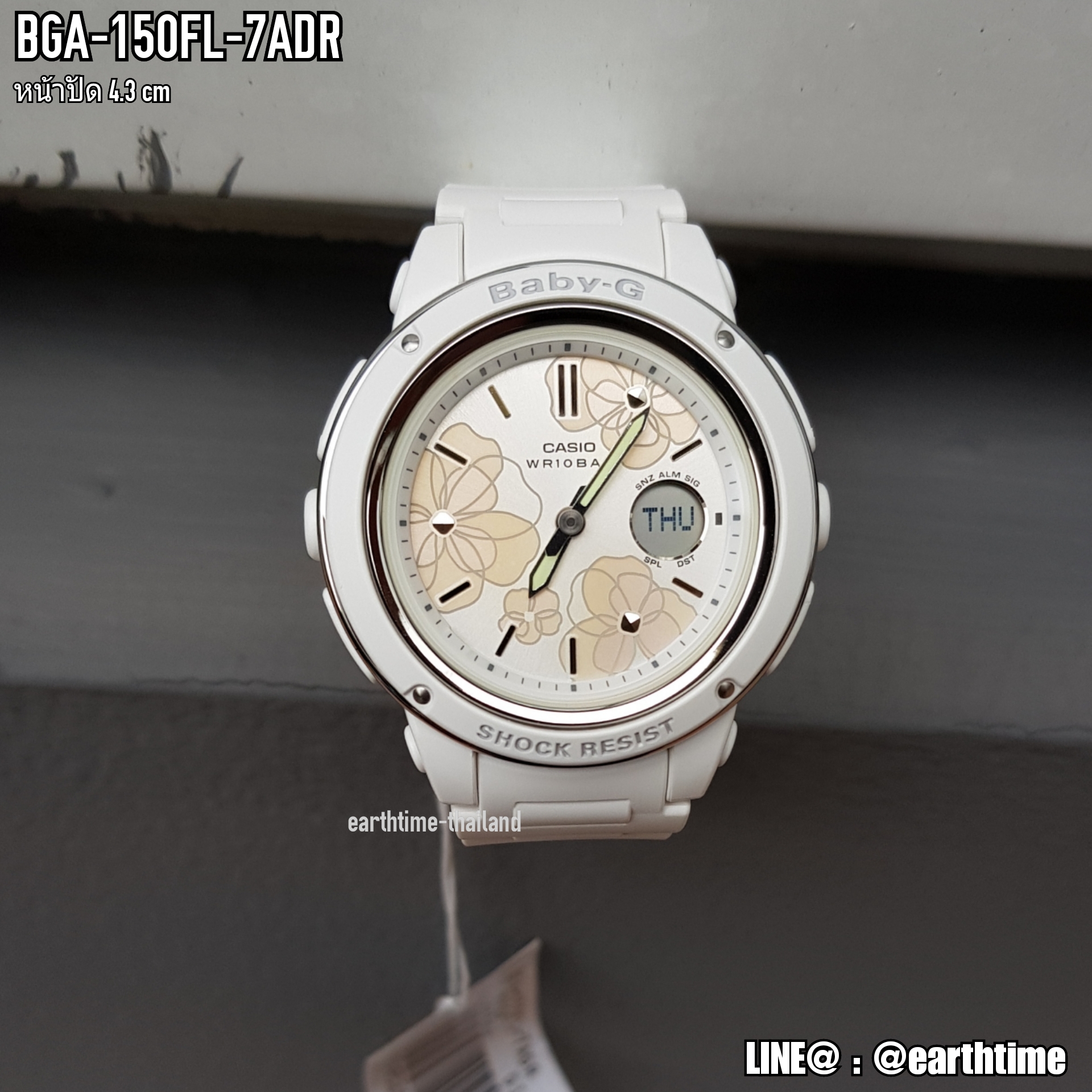 Baby-G Floral Patterns Series ของใหม่แท้100% รับประกัน 1 ปี รุ่น BGA-150FL-7A