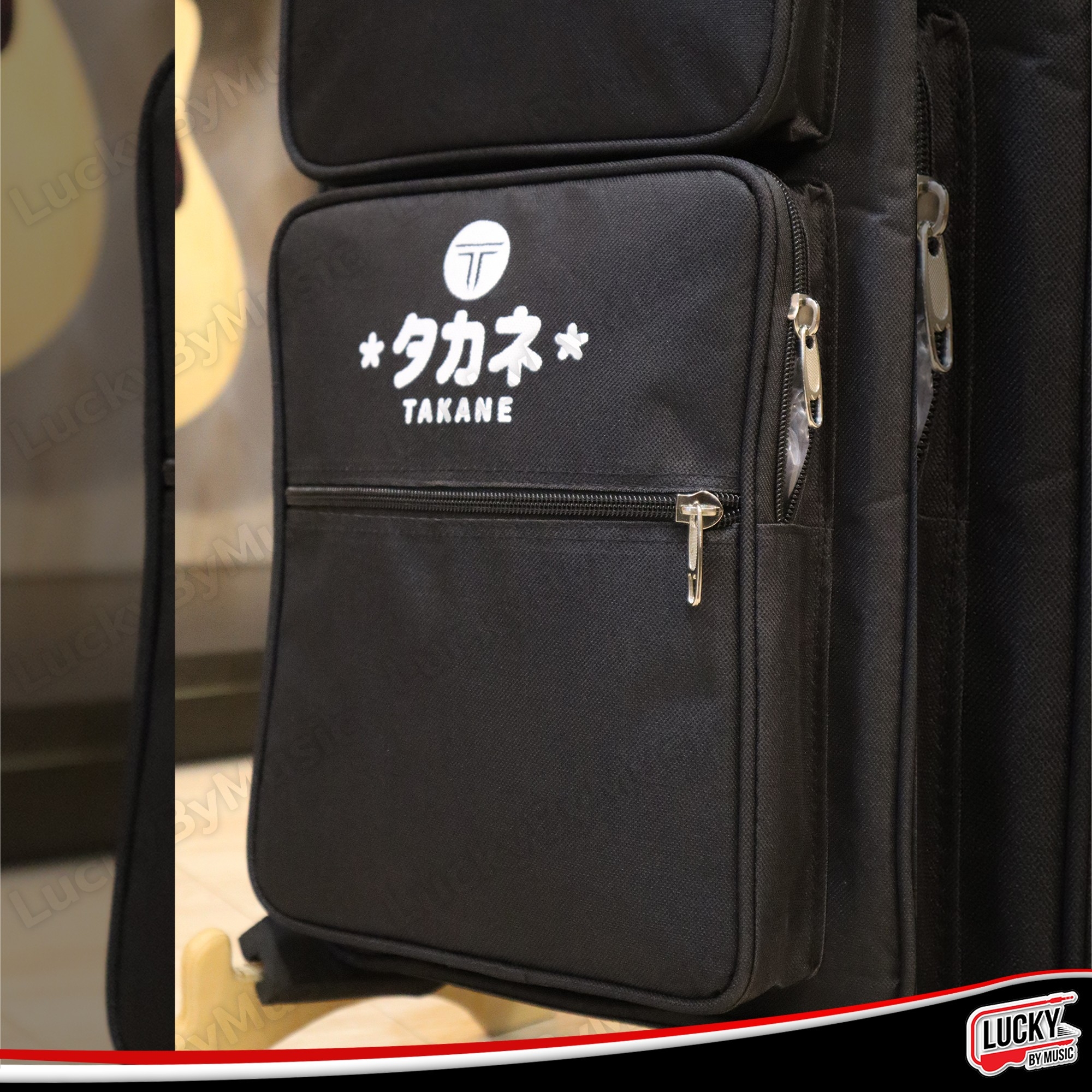 Takane New กระเป๋าใส่เอฟเฟค กระเป๋ากลองไฟฟ้า บุฟองน้ำหนา กระเป๋าหน้า 3 ช่อง ใส่ PD705 / Roland SPD30 ได้