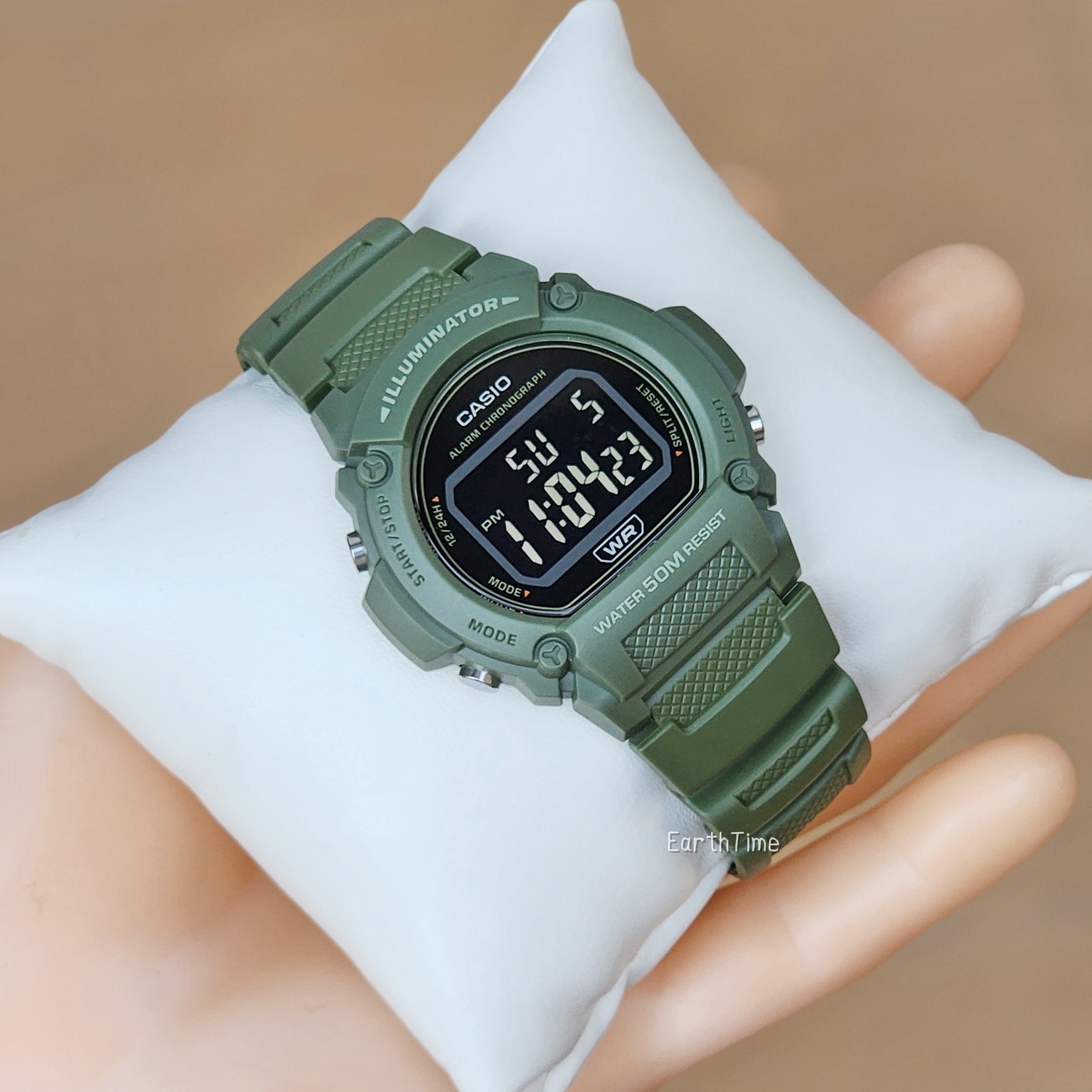 W-219HC-3BV l CASIO สายเรซิ่น