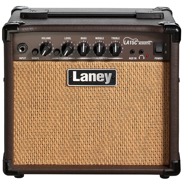 Laney LA15C แอมป์กีต้าร์โปร่ง ขนาด 15 วัตต์ ลำโพงสเตอริโอ แอมป์อคูสติก มีเอฟเฟค Chorus ในตัว (ประกันศูนย์ 1 ปี)