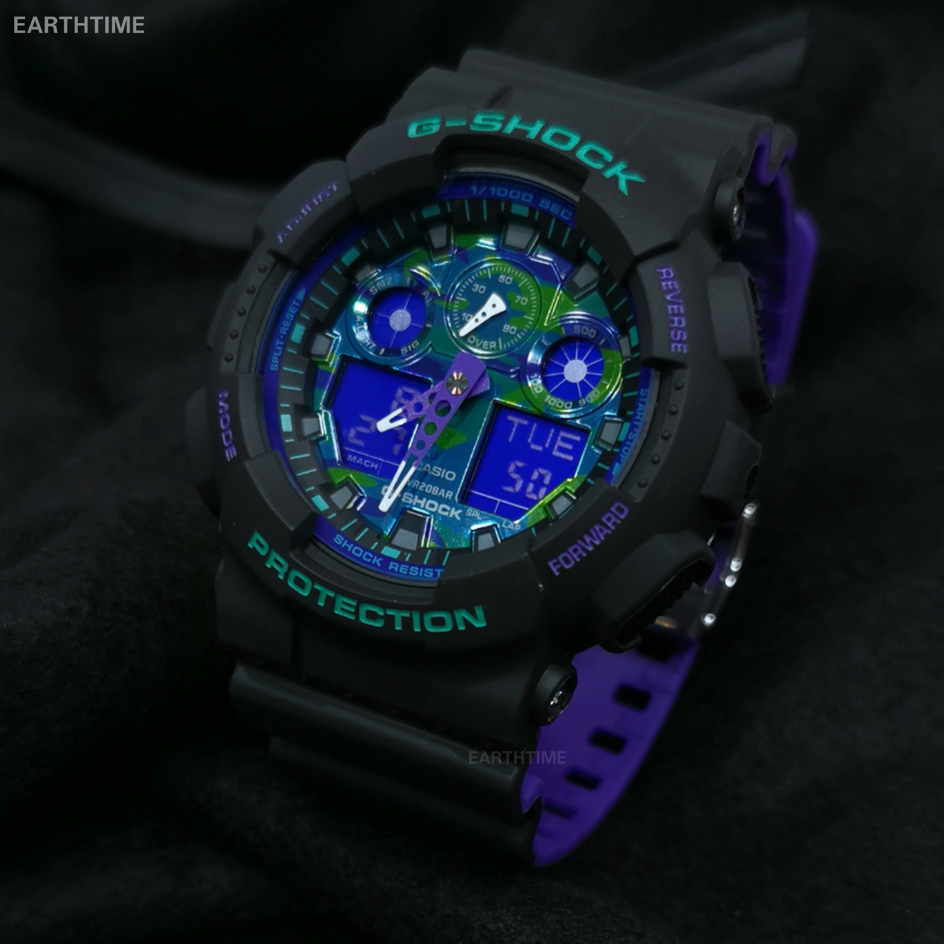 G-Shock ของใหม่แท้100% รับประกัน 1 ปี GA-100BL-1ADR