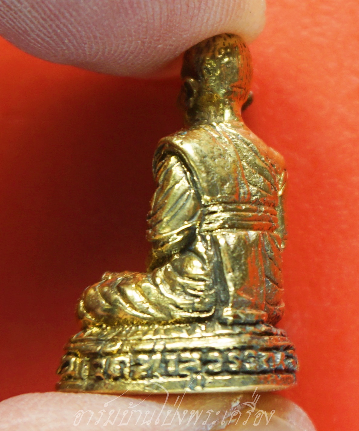 หลวงพ่อทอง วัดท่าสุวรรณ รูปหล่อ รุ่นคุ้มภัยเมตตามหาลาภ ปี๒๕๕๔ คอกโค๊ต"ท"ใต้ฐาน เนื้อฝาบาตร(องค์ที่1)