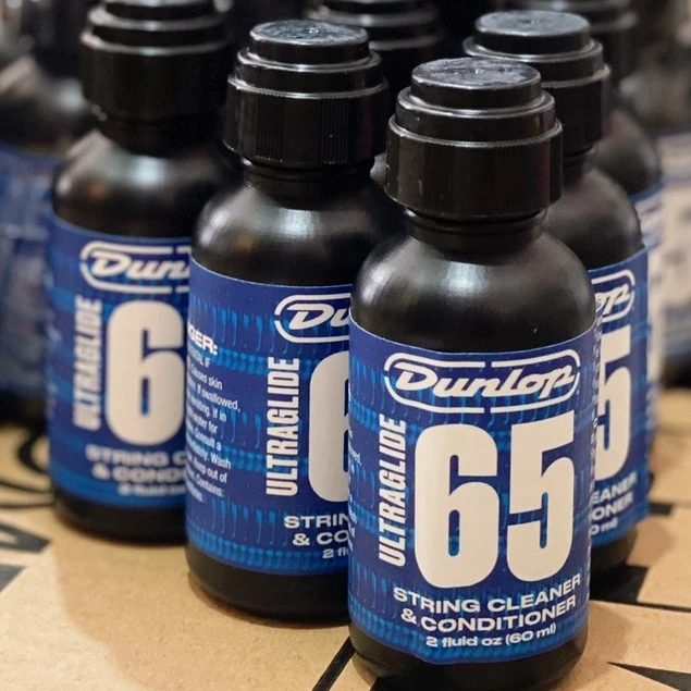Dunlop น้ำยาเช็ดสาย Ultraglide 65 ทำความสะอาดง่าย น้ำยาทำความสะอาด เช็ดสายกีต้าร์ เบส ช่วยป้องกันการเกิดสนิม