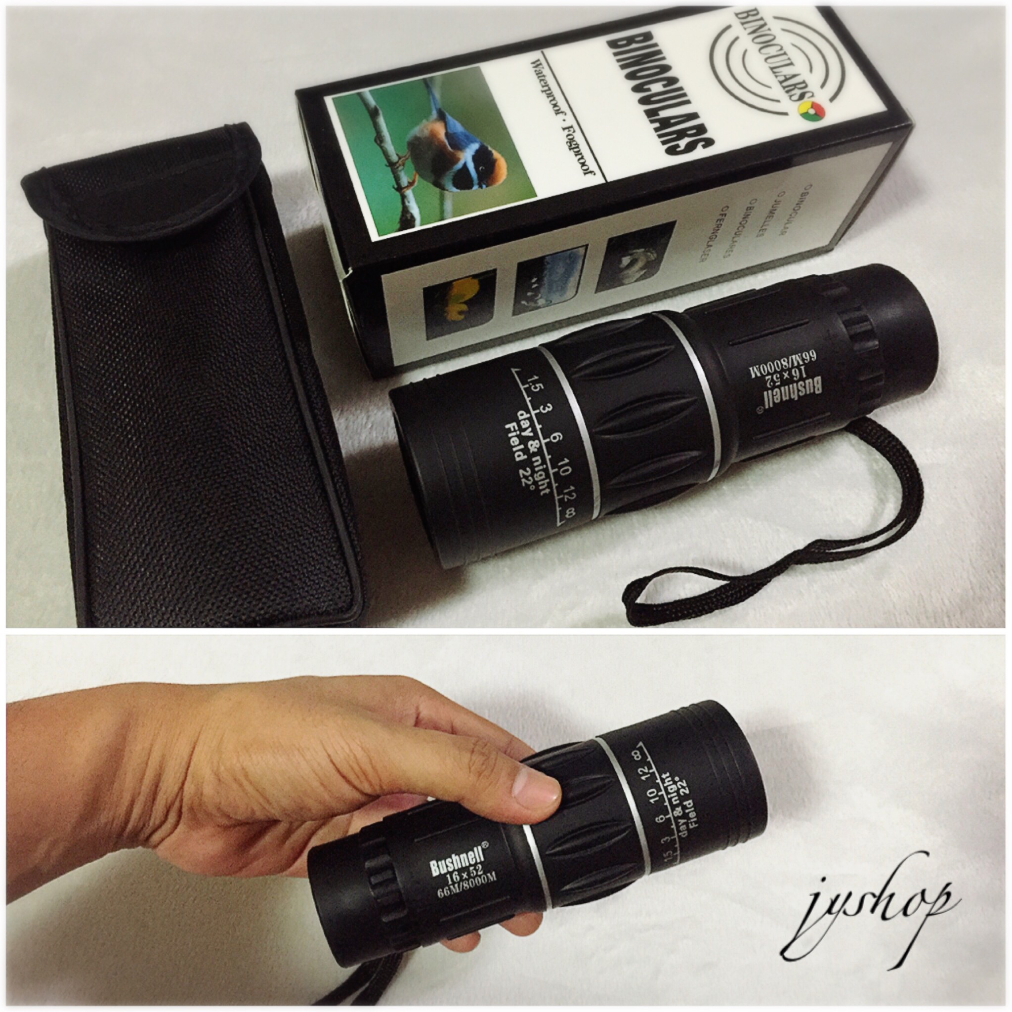 กล้องส่องทางไกล แบบตาเดียว Bushnell 16x52
