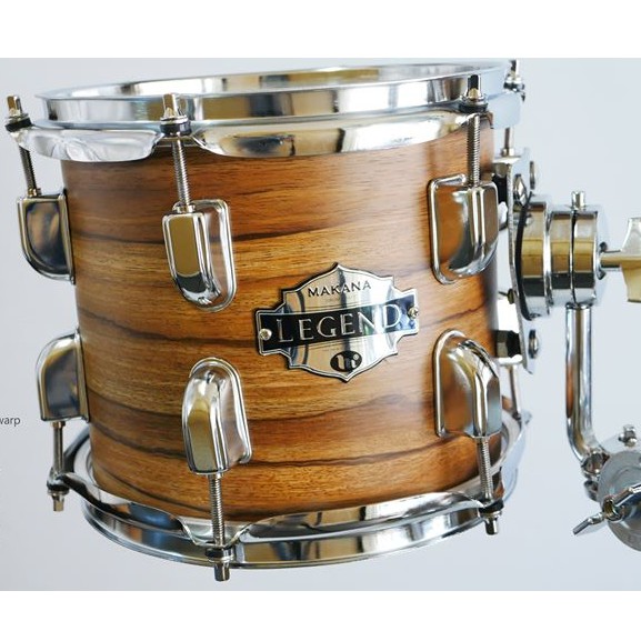 กลองทอม 8 นิ้ว Makana Legend รุ่น Upbeat ไม้ Poplar 6 ชั้น ด้านนอก PVC สี Woodman