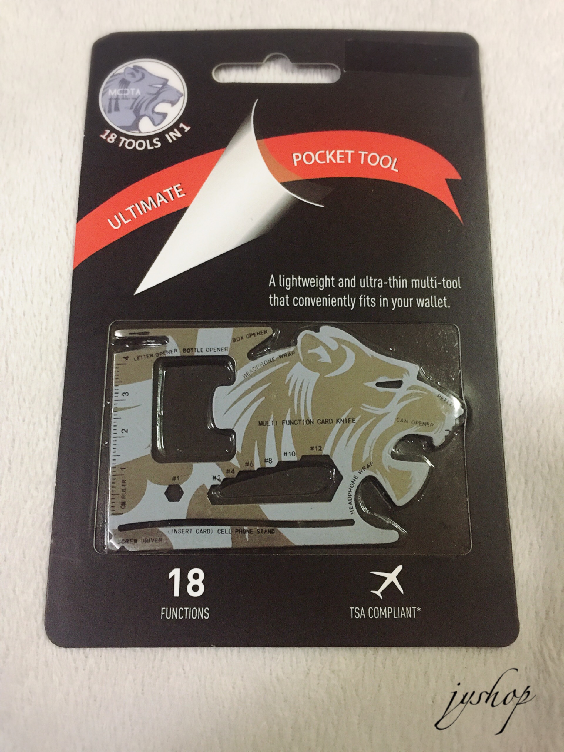เครื่องมือ อเนกประสงค์ การ์ด Mota 18 in 1