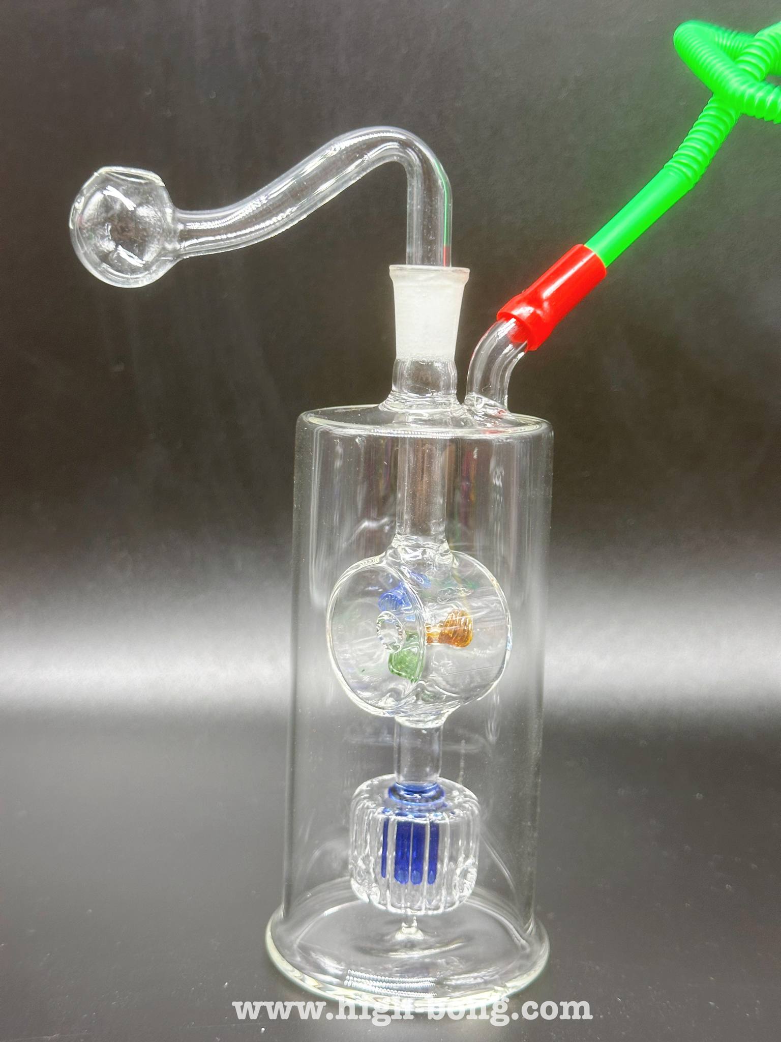 WindMill Grenade Glass Bong (9 cm.)(Blue)