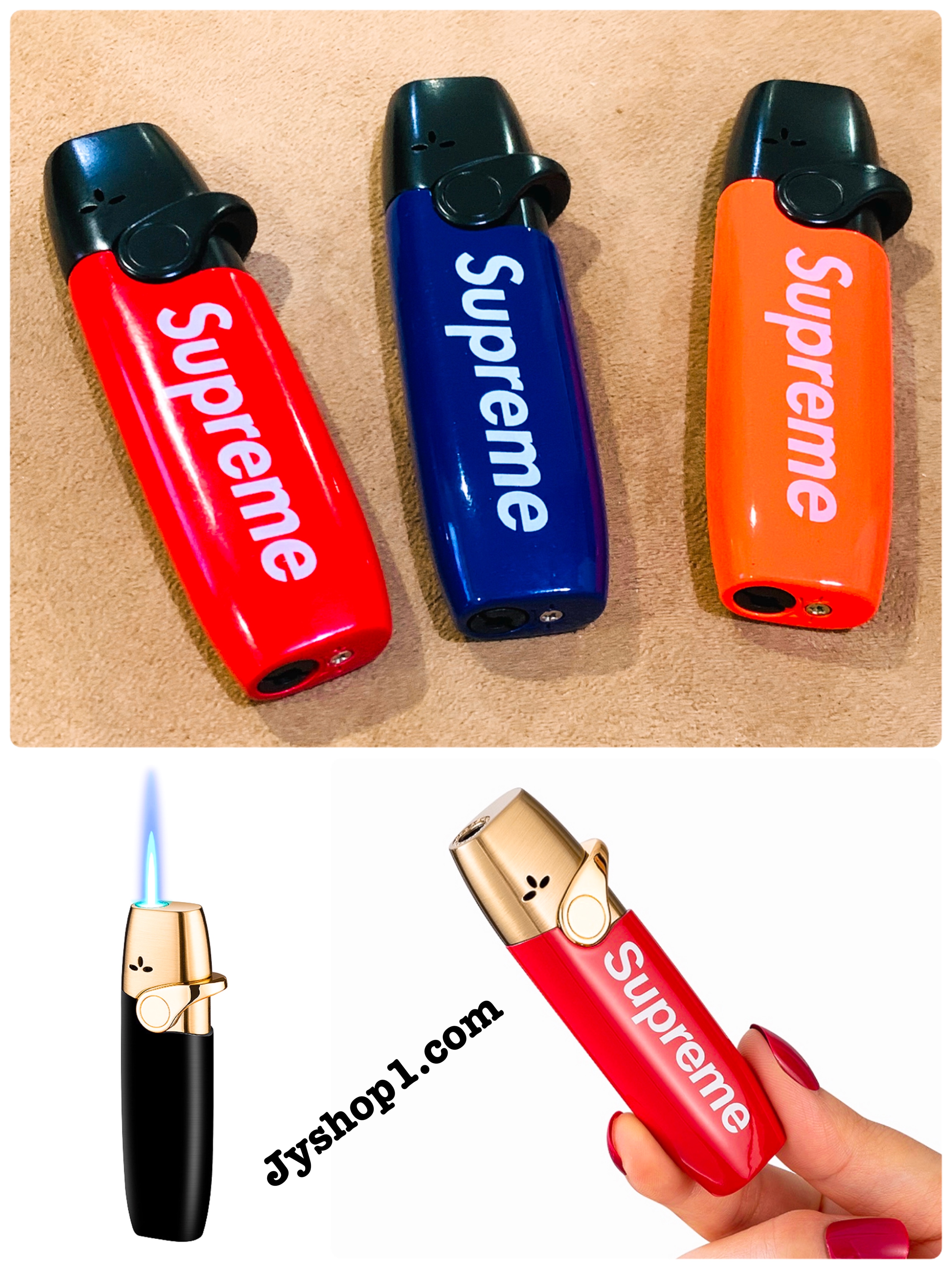 ไฟแช็ค ไฟฟู่ รุ่น Supreme 729 พร้อมส่ง ราคาถูก