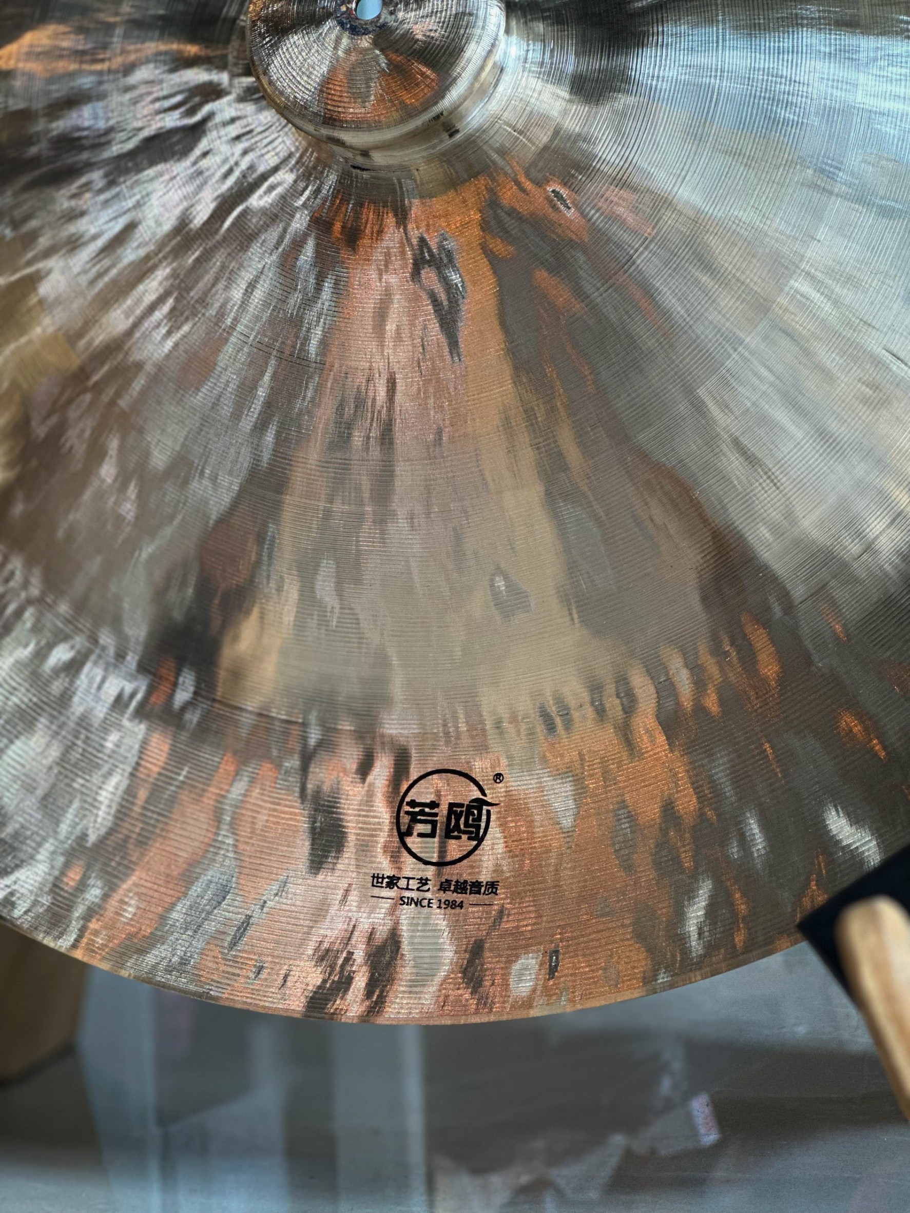 ฉาบไชน่า ขนาด 18" นิ้ว ไชน่าหัวตุ้ม ฉาบ แฉ China Cymbal เสียงสาด สะใจ