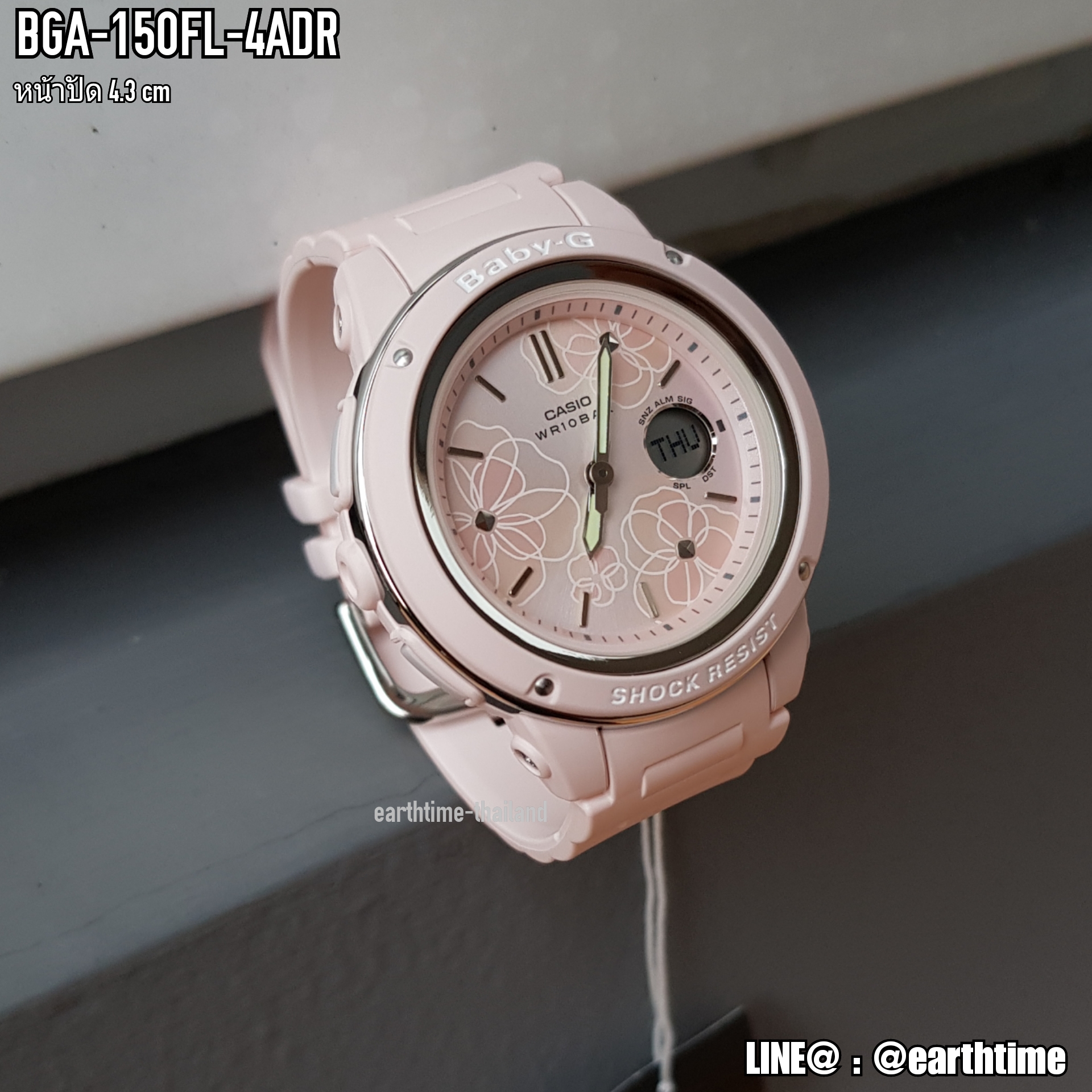 Baby-G Floral Patterns Series ของใหม่แท้100% รับประกัน 1 ปี รุ่น BGA-150FL-4A