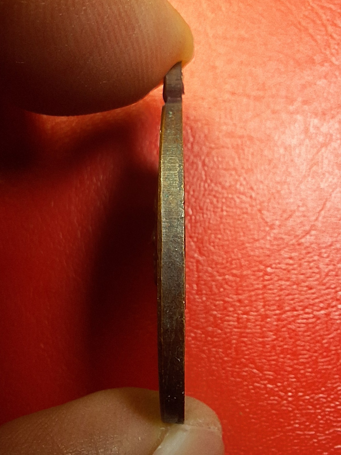 พระครูโพธารามพิทักษ์(เขียน) วัดโบสถ์ ที่ระลึกฉลองพระอุโบสถ เนื้อทองแดง(องค์ที่1)