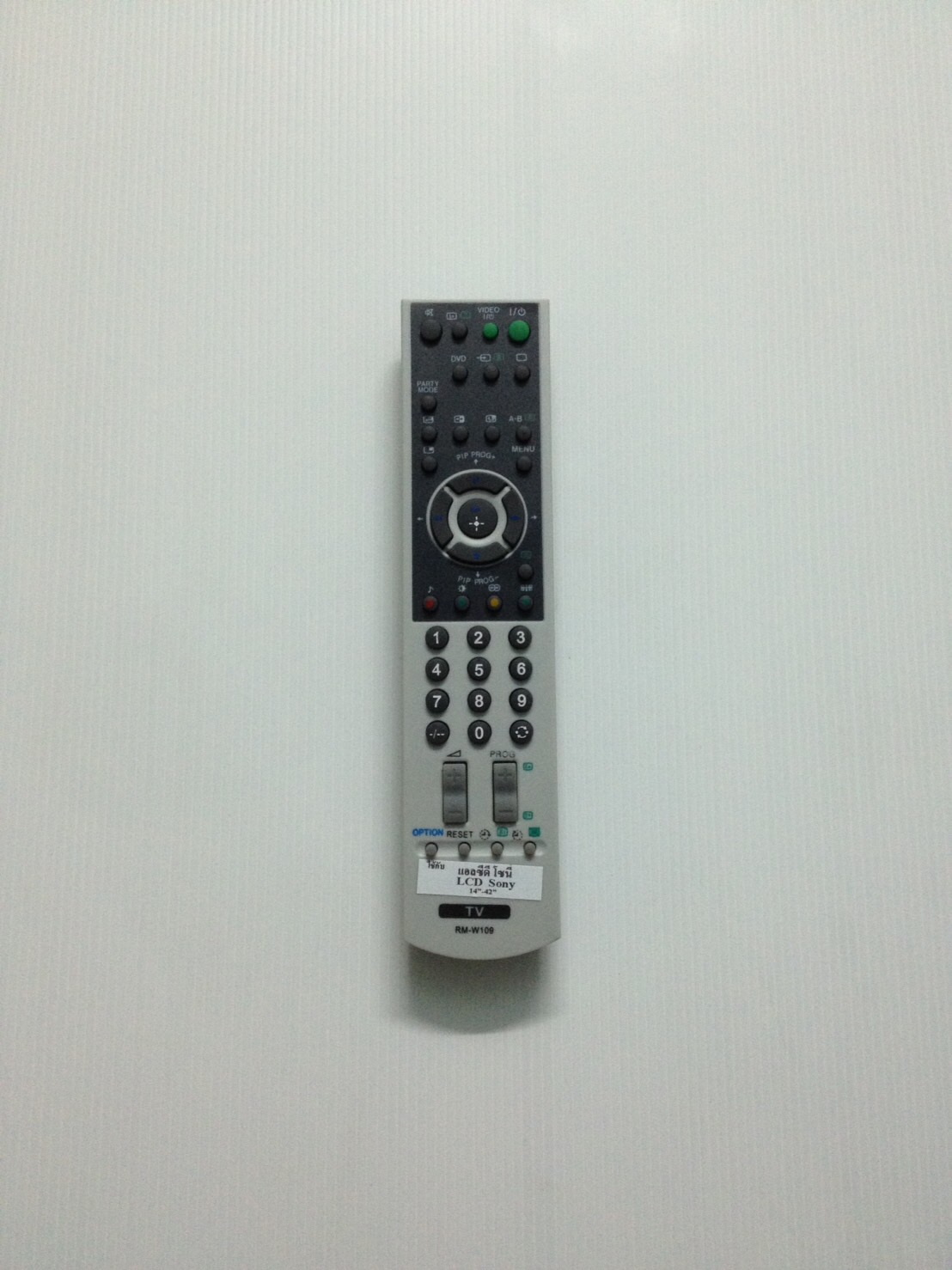รีโมทแอลซีดีโซนี่ ​LCD Sony w109