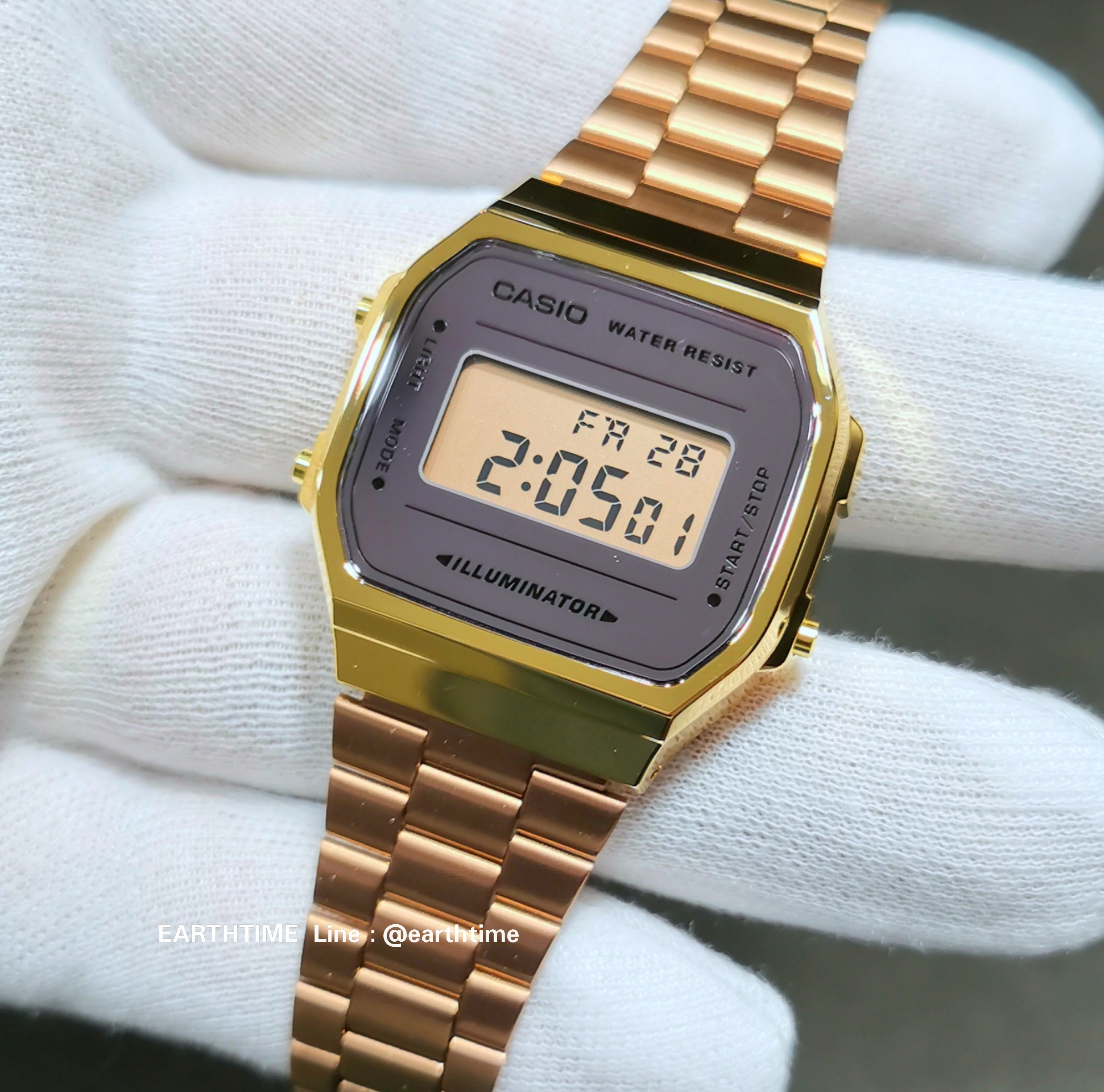 CASIO รุ่น A168WECM-5 DATA BANK DIGITAL