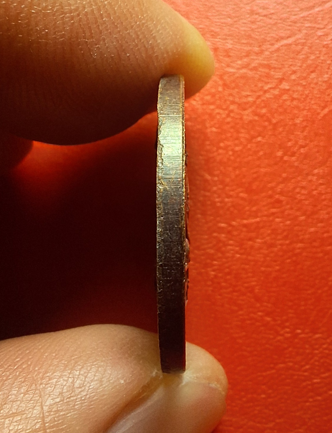 หลวงพ่อเงิน วัดท้ายน้ำ หลังหลวงพ่อเดิม เหรียญขวัญถุง ปี๒๕๒๖ เนื้อทองแดง(องค์ที่1)