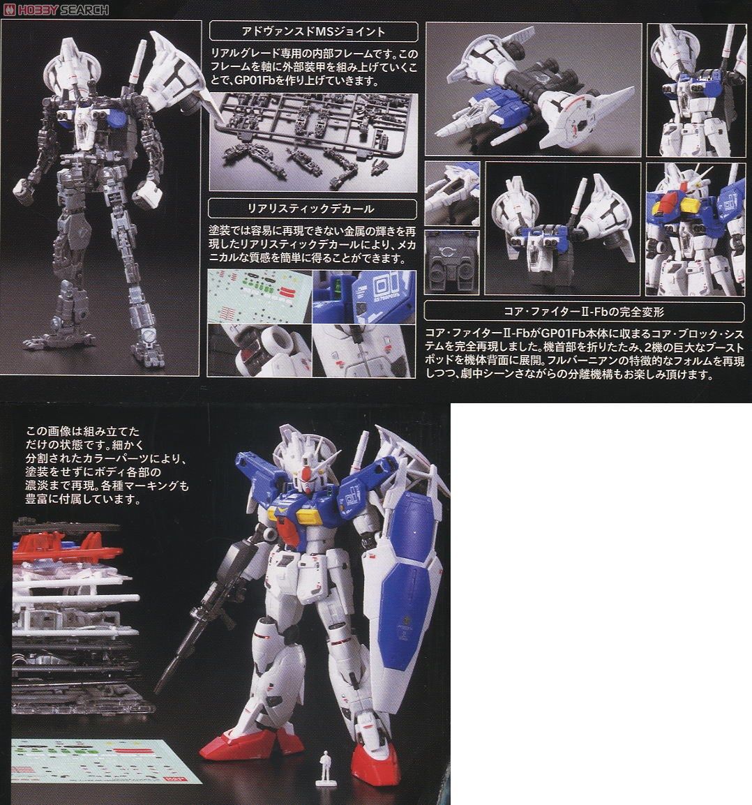 (Bandai) RG1/144 RX-78 GP01Fb Gundam GP01 Full Vernian