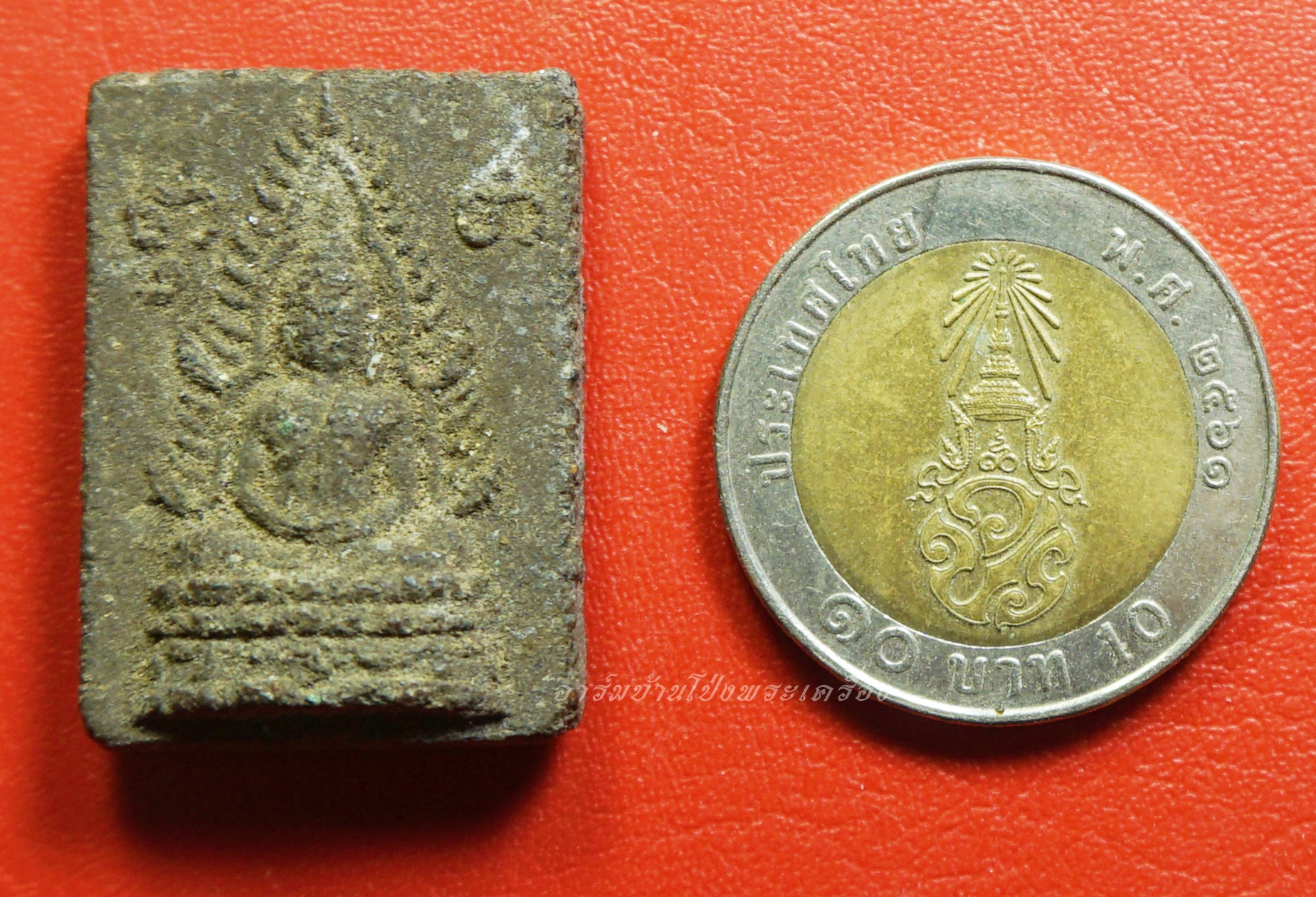 หลวงปู่อินทร์ วัดโบสถ์ พระพุทธชินราช ผงไคลเจดีย์ ปี๒๔๙๗ พิมพ์ใหญ่ ฐานสูง(องค์ที่4)