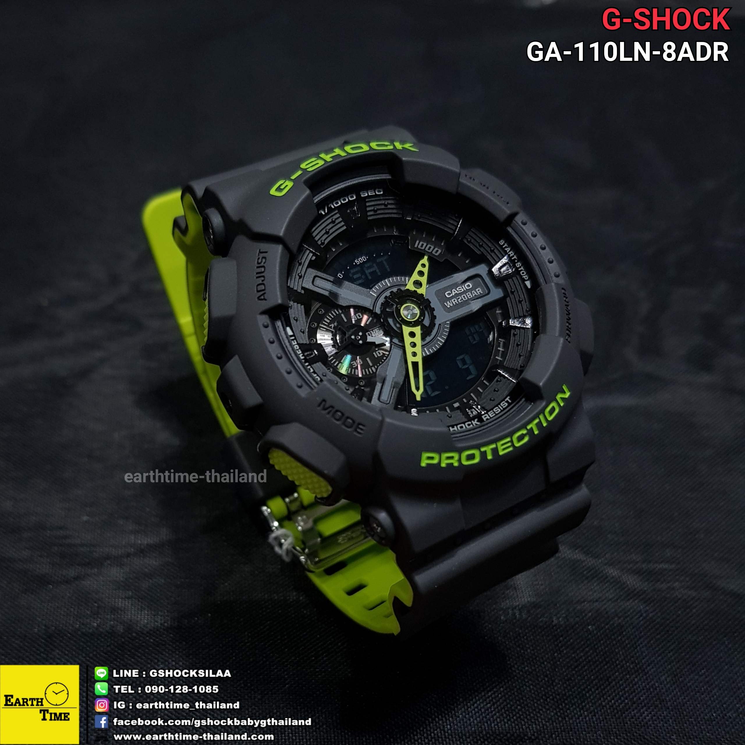 G-Shock ของใหม่แท้100% รับประกัน 1 ปี GA-110LN-8ADR