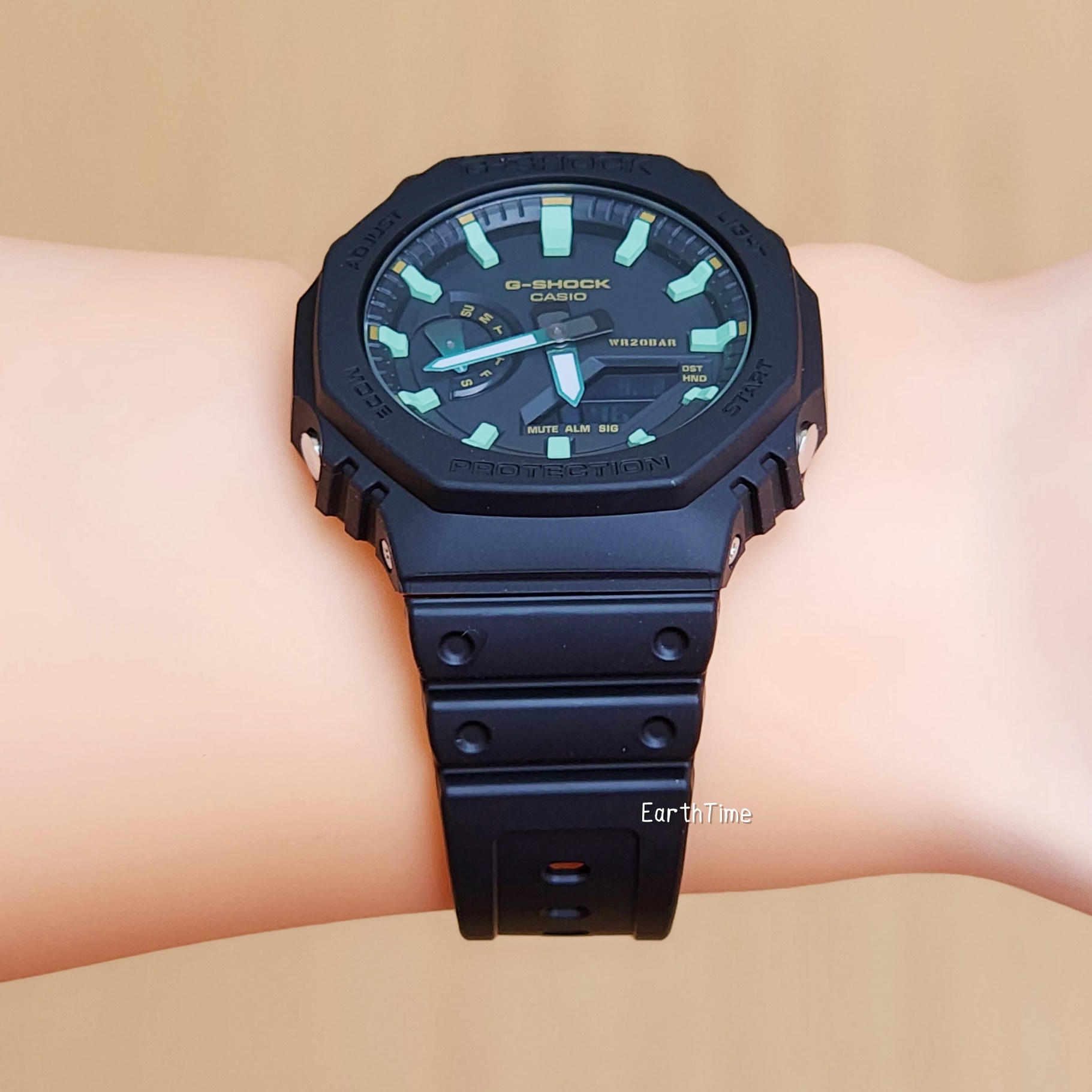 GA-2100RC-1A l Teal and Brown Rust Series l G-SHOCK