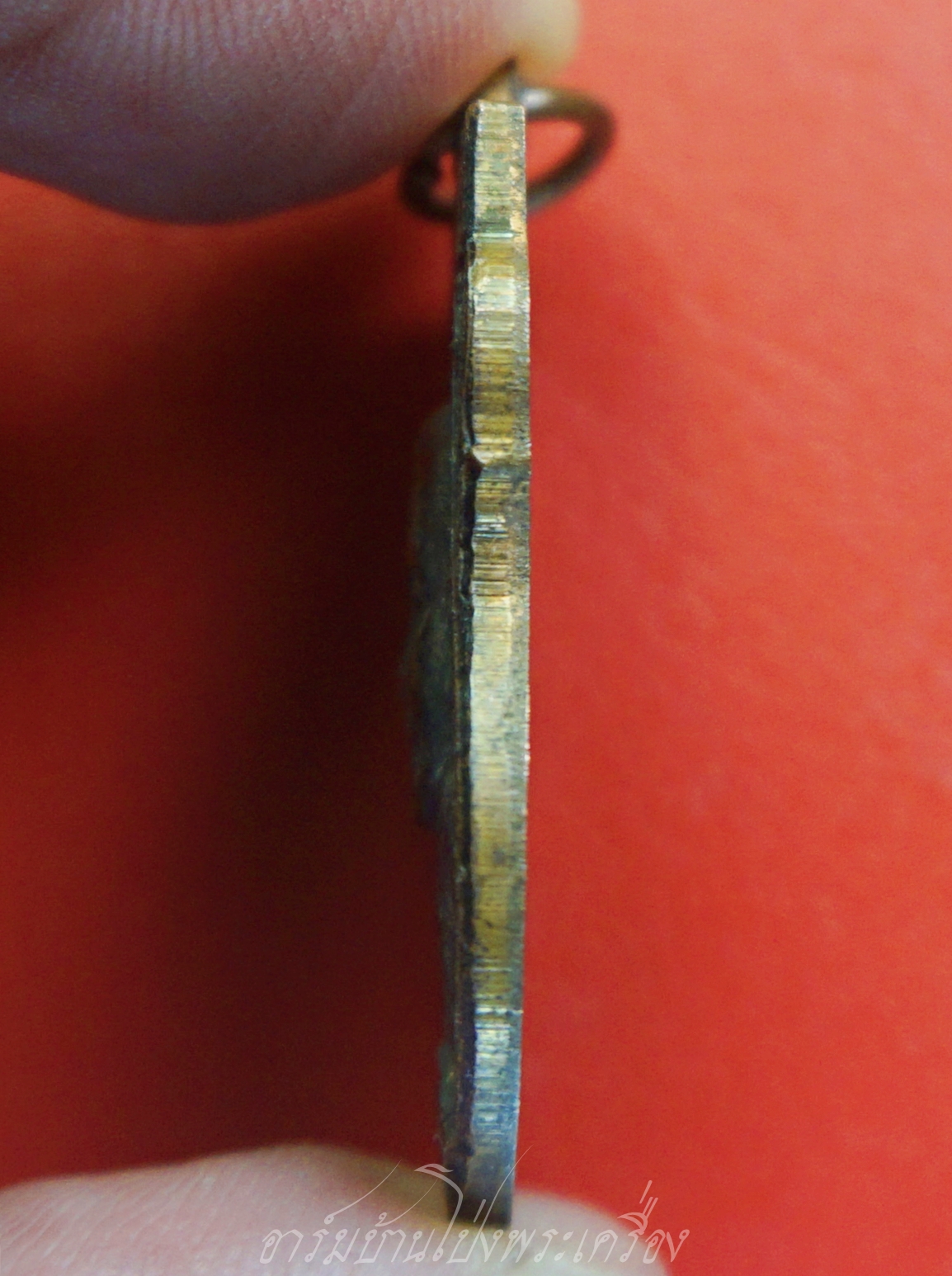 พระครูสุพัฒน์วรกิจ อาจารย์ออย วัดชมภูพล เหรียญเสมา ปี๒๕๕๗ เนื้อทองแดง(องค์ที่1)