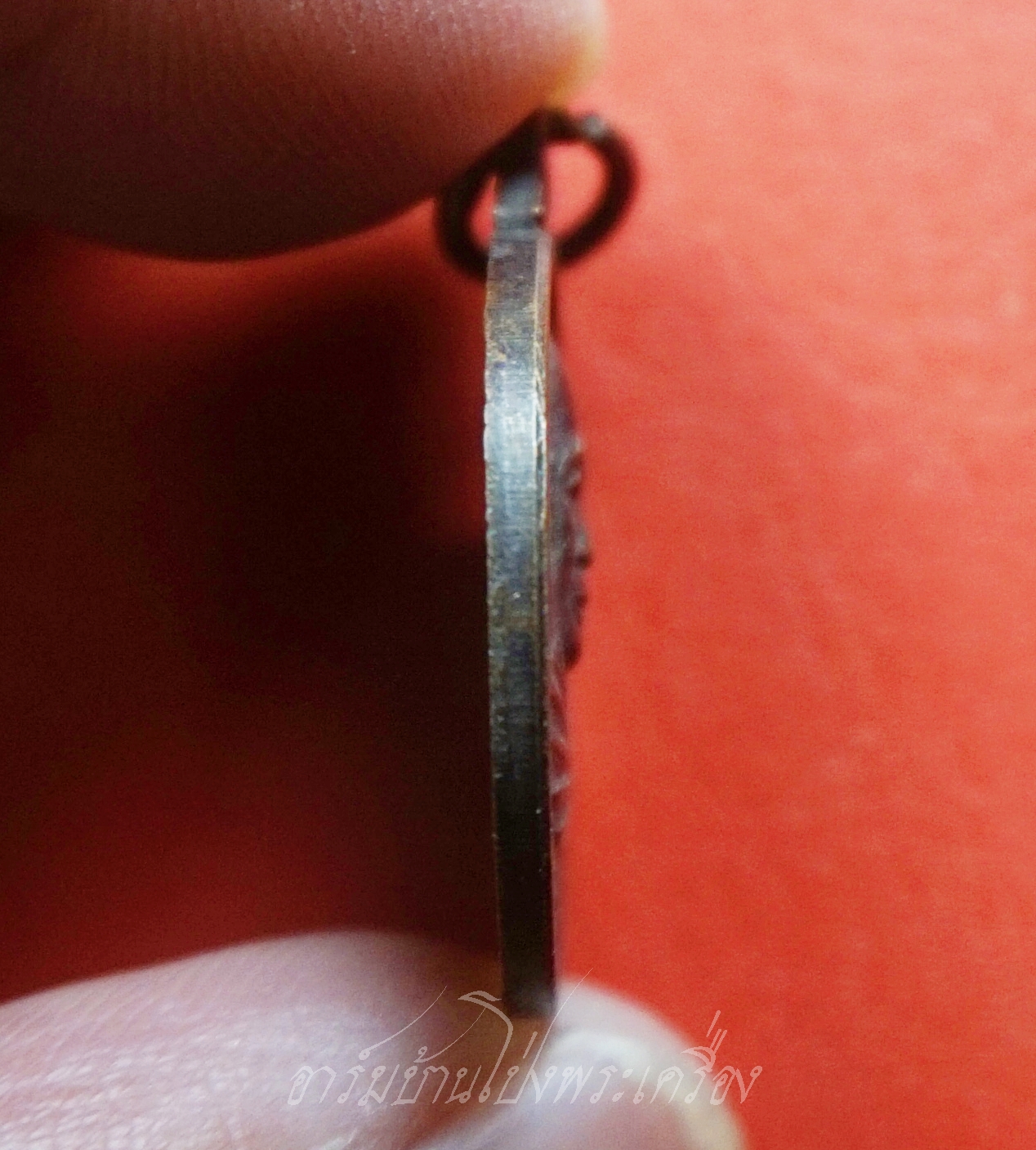 หลวงพ่อผ่อน วัดหนองหญ้าปล้อง เนื้อทองแดงรมดำ(องค์ที่8)