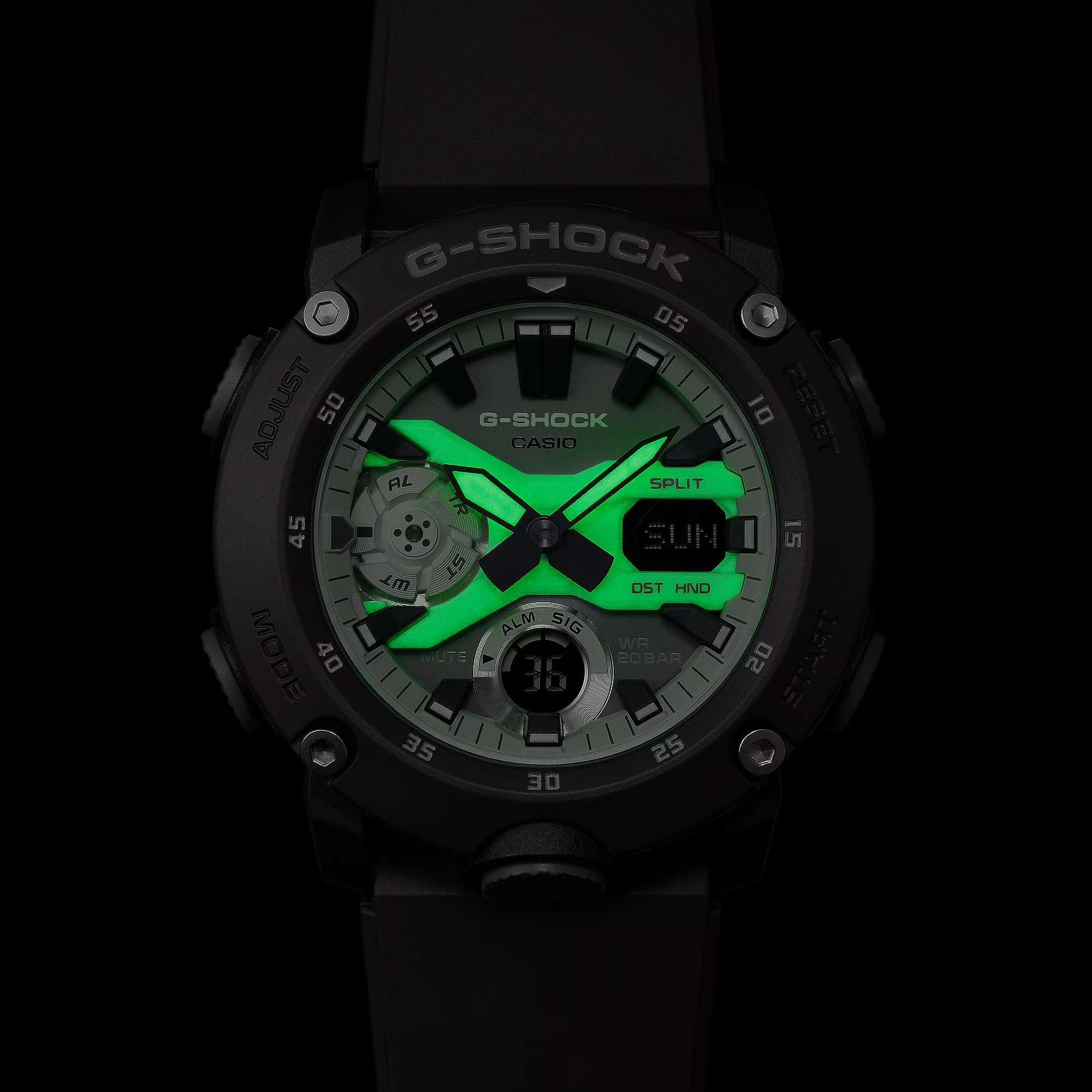 GA-2000HD-8A l G-Shock Hidden Glow Series l G-SHOCK