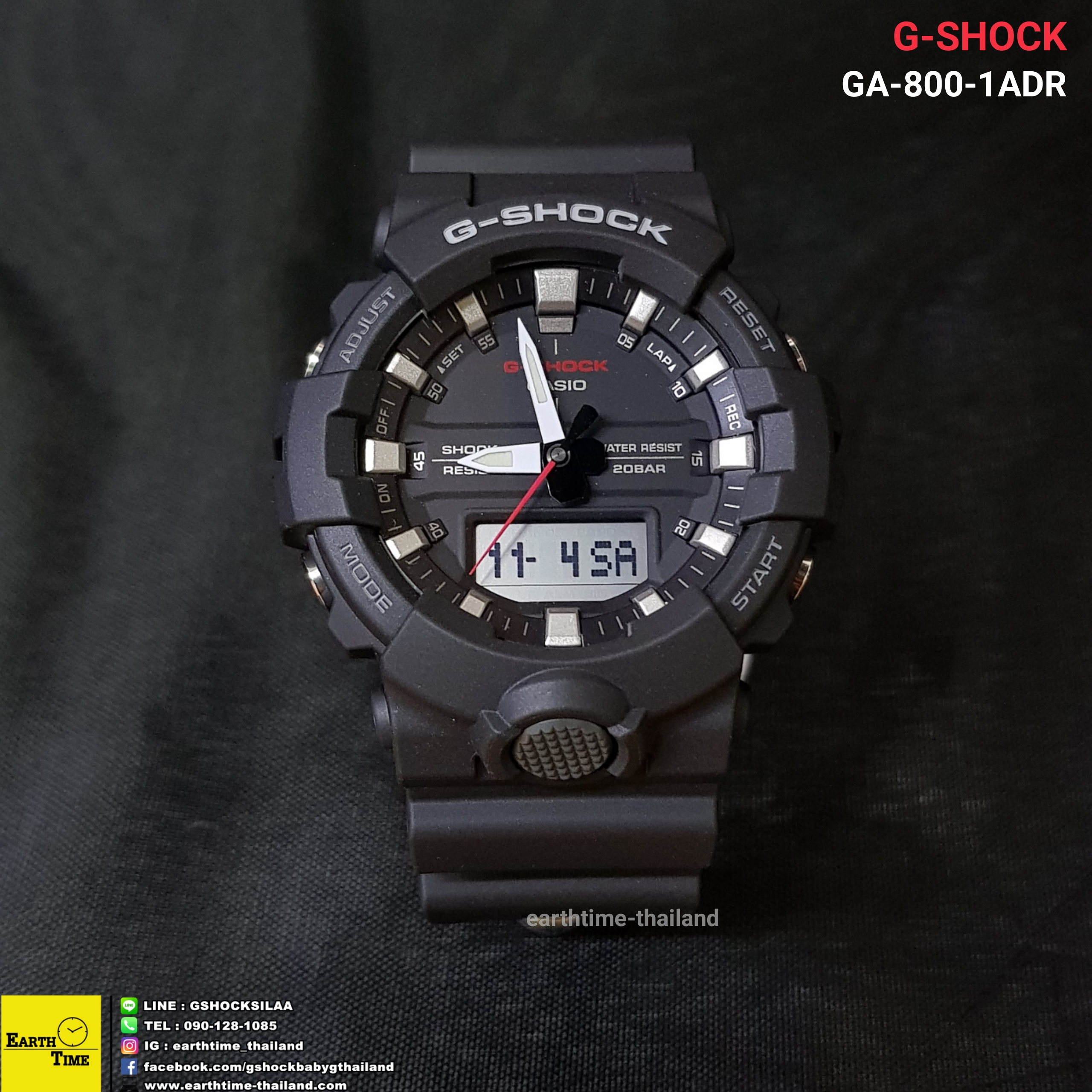 G-Shock GA-800 Series ของใหม่แท้100% รับประกัน 1 ปี รุ่น GA-800-1ADR