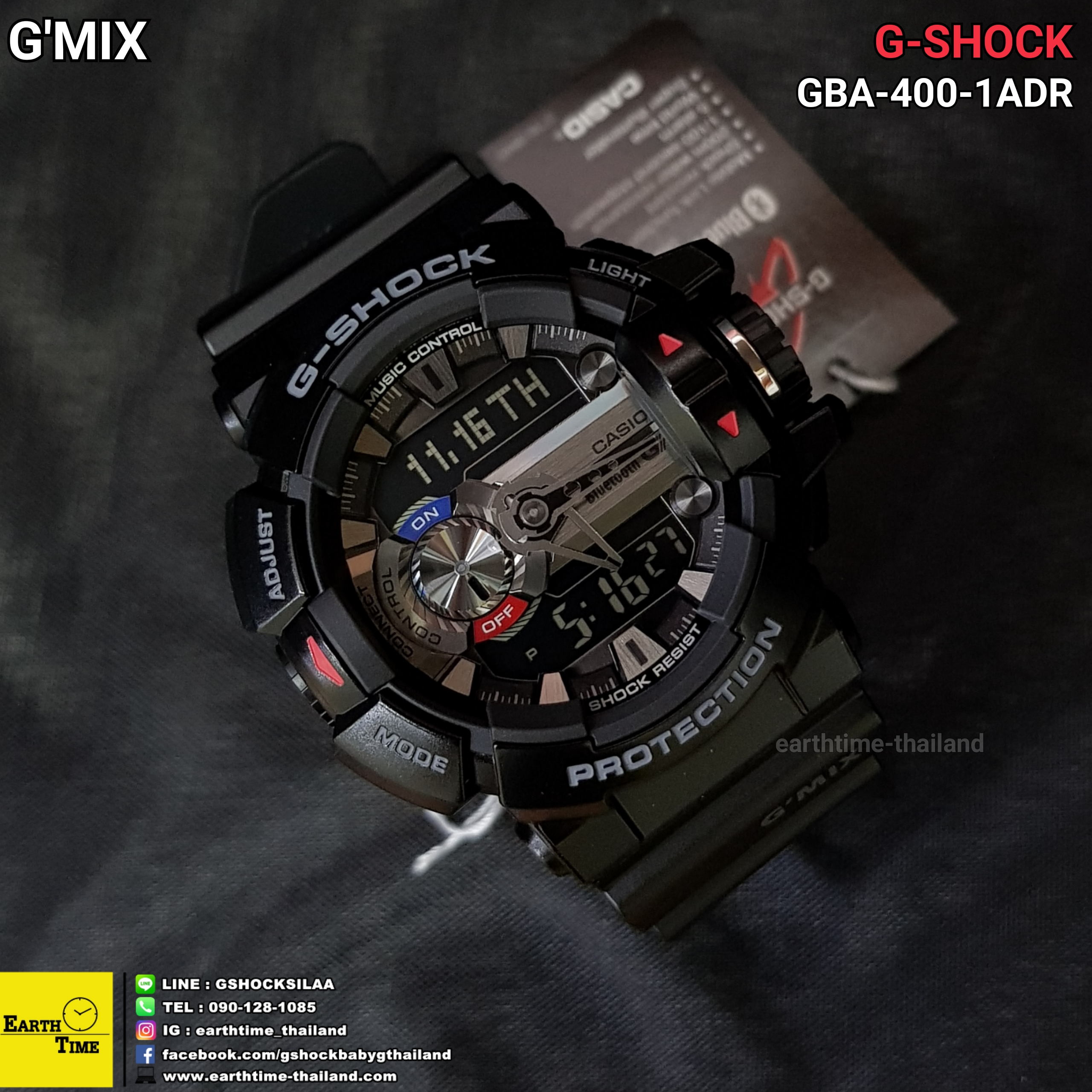 G-Shock G'MIX ของใหม่แท้100% รับประกัน 1 ปี GBA-400-1ADR