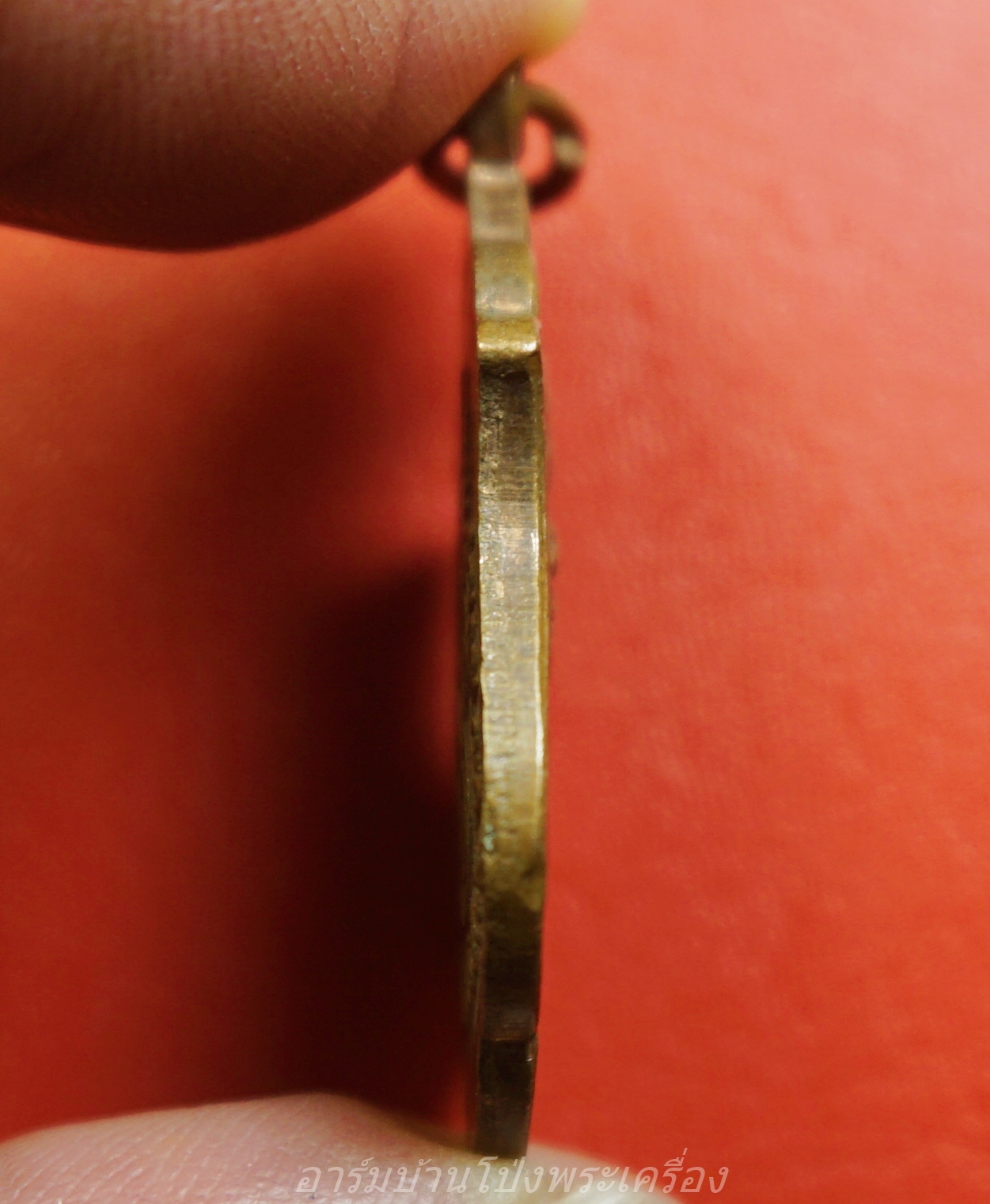 พระใบฎีกาวิโรจน์ ธมมจิตโต เจ้าอาวาสวัดสนาม จ.อ่างทอง เนิ้อทองแดง(องค์ที่1)