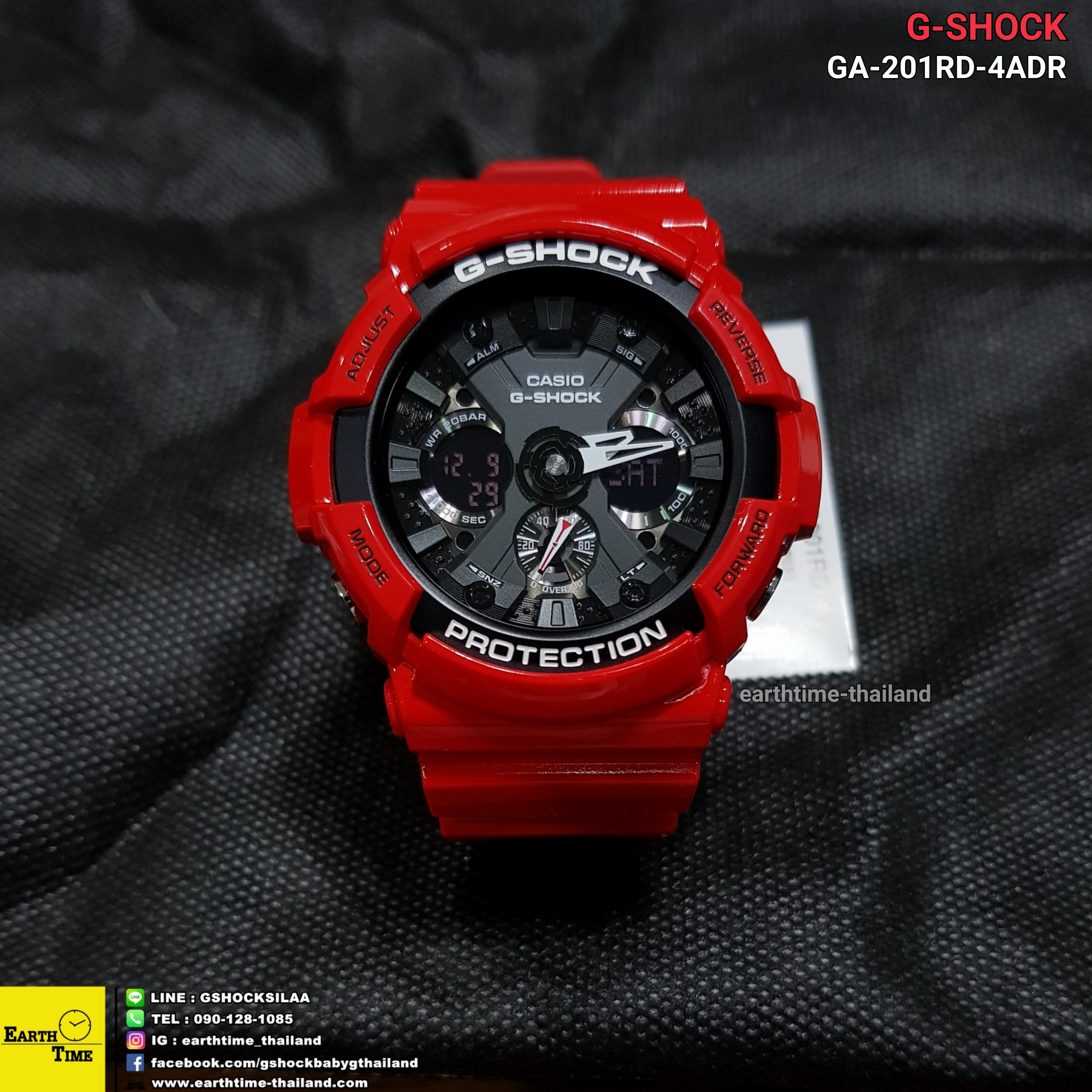 G-Shock ของใหม่แท้100% รับประกัน 1 ปี GA-201RD-4ADR