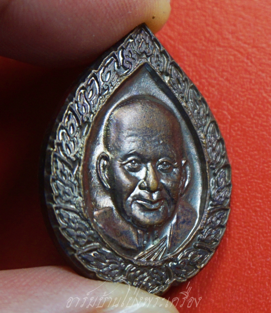 หลวงพ่อเปิ่น วัดบางพระ หลังนางกวัก ปี๒๕๔๑ เนื้อทองแดงรมดำ(องค์ที่4)