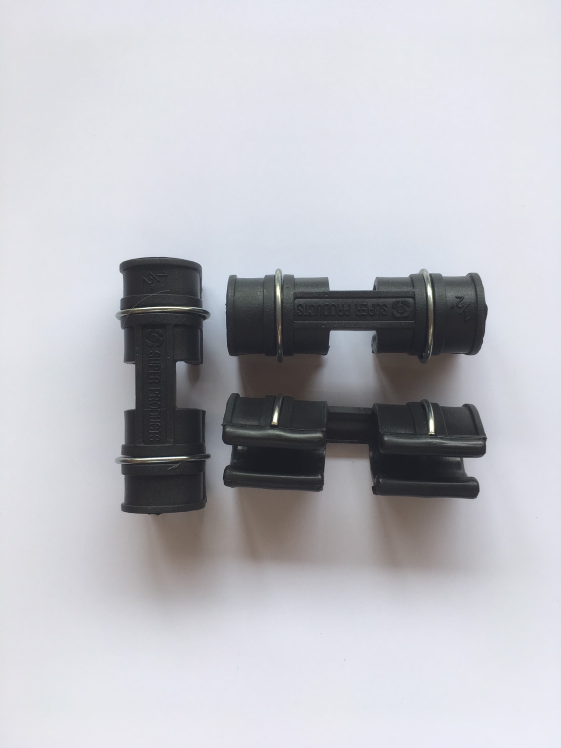 คลิปล็อคมุ้ง-สแลน มีสปริง 1/2" (4 หุน) แพ็คละ 5 ตัว