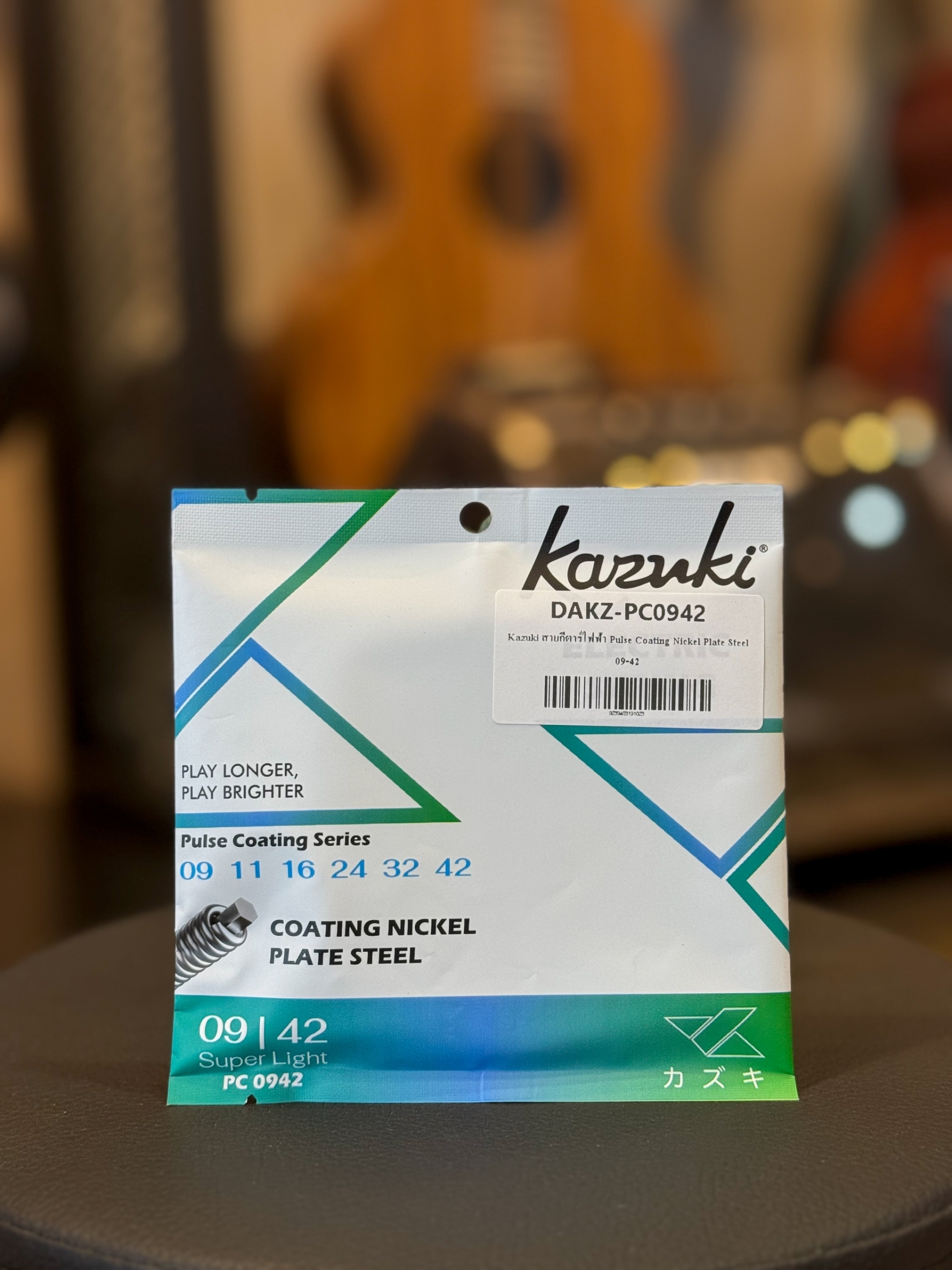 สายกีตาร์ไฟฟ้าเคลือบกันสนิม Kazuki Pulse Coating Series PC 0942 เบอร์ 09-42 Electric String