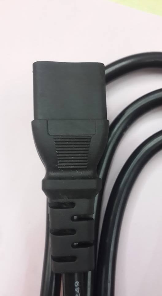 ขาย สายไฟคอมพิวเตอร์ WIRE COMPUTER ACพร้อมปลั้กหัวท้ายยาว2เมตรสีดำ ราคาเส้นละ