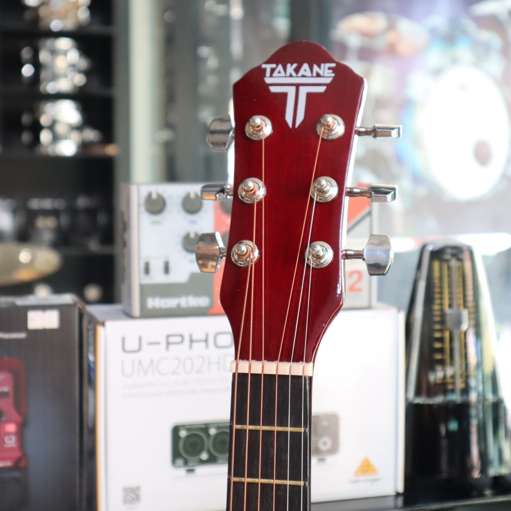 TAKANE TN-30 สีโอ็ค กีต้าร์โปร่ง 30 นิ้ว ของแถม 9 อย่าง