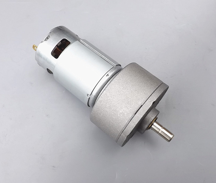 มอเตอร์เกียร์24v 40rpm แรงบิดสูง มอเตอร์ขนาด775