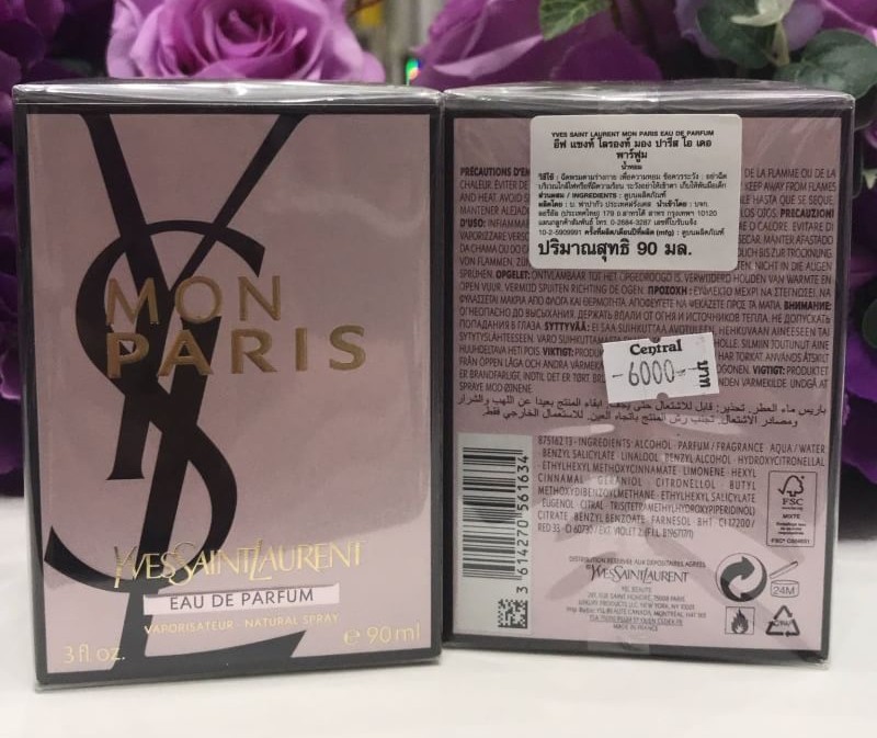 น้ำหอม YSL Mon Paris EDP 90ml. น้ำหอมแท้ 100%