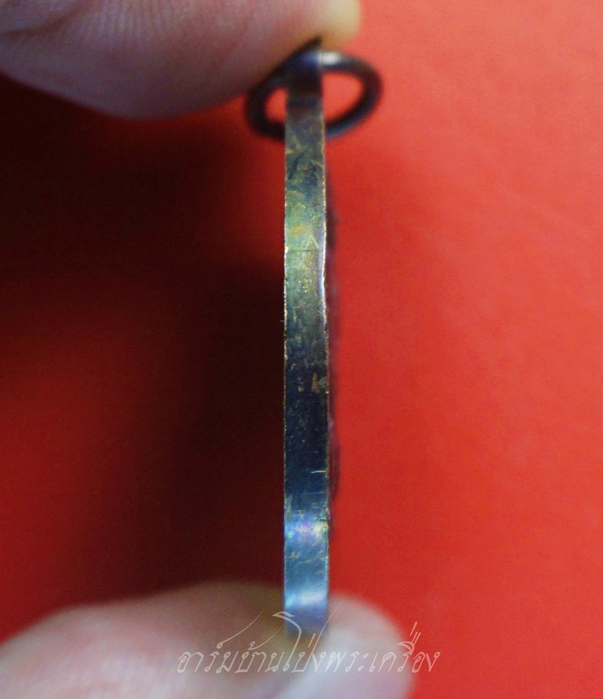 พระครูบุญสารสุมณฑ์ ที่ระลึกงานทำบุญ ๓๙ ปี คณะวิศวกรรมศาสตร์ ม.ข. ปี๒๕๔๕ เนื้อทองแดงรมดำ(องค์ที่1)