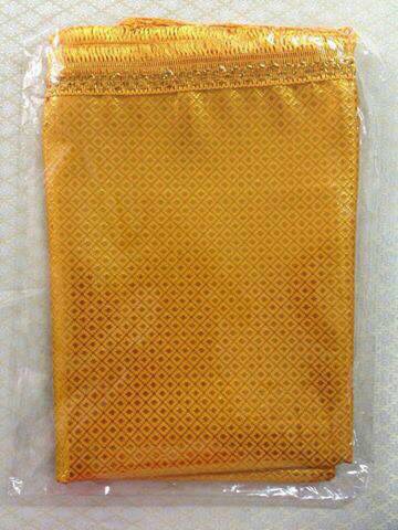 ผ้ารองพานสีทอง 8 นิ้ว