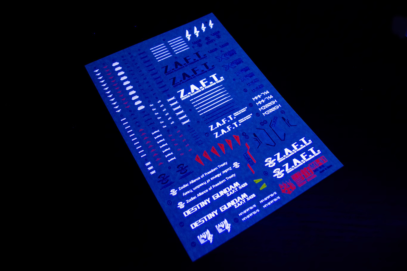 Decal 146 MG Gundam Destiny ยี่ห่อ XY-model