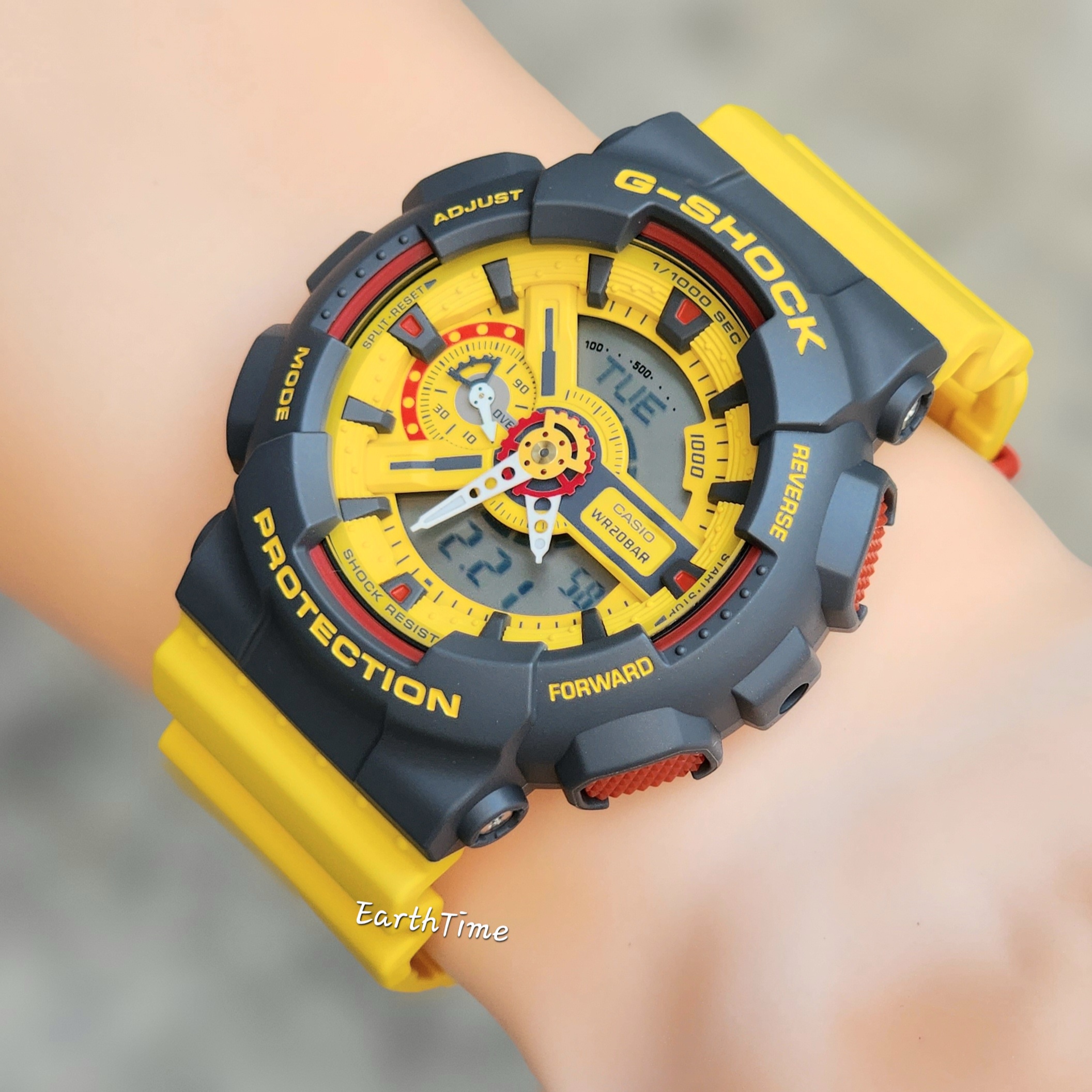 GA-110Y-9A l Classic Yellow G-Shock Series l G-SHOCK