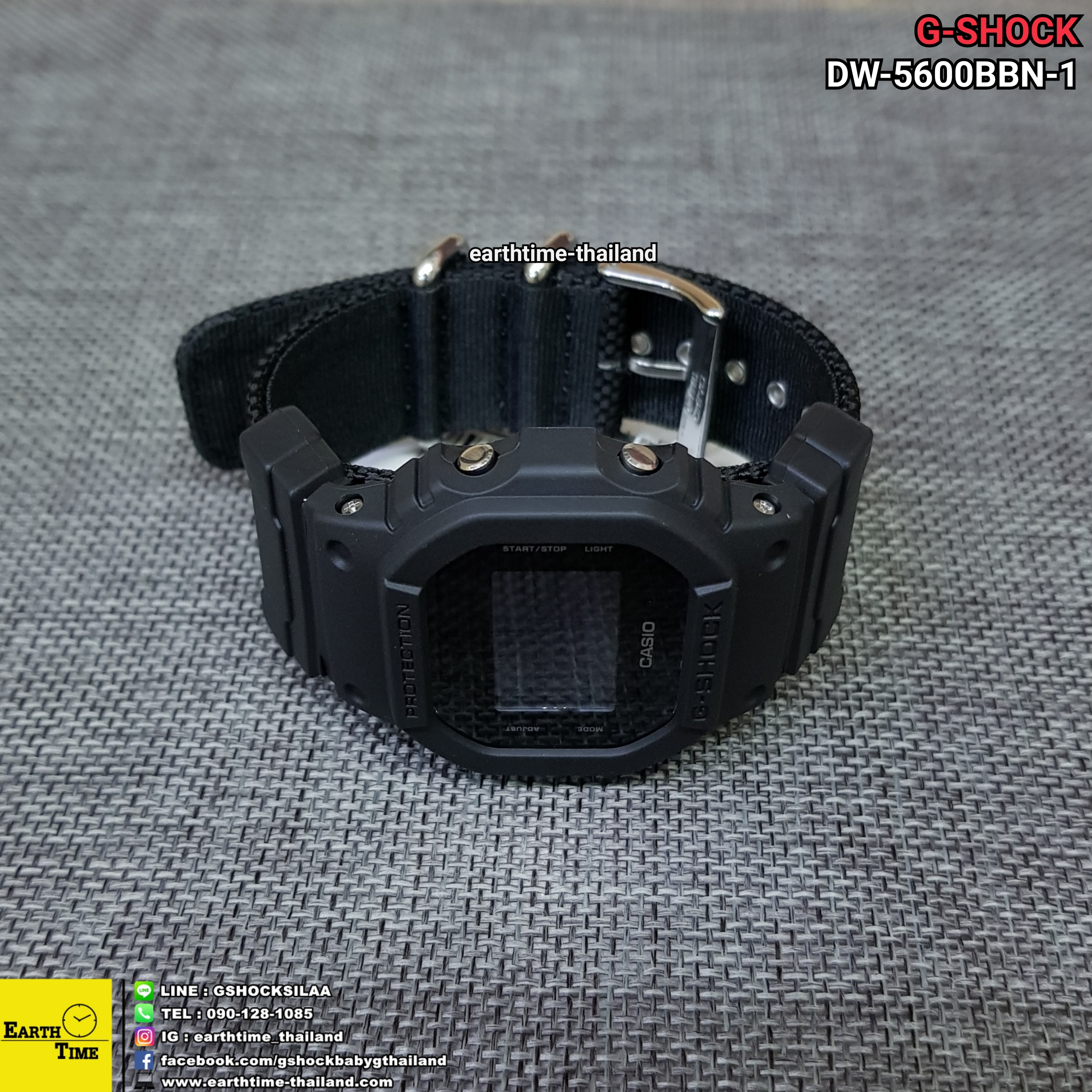 G-Shock ของใหม่แท้100% รับประกัน 1 ปี DW-5600BBN-1DR