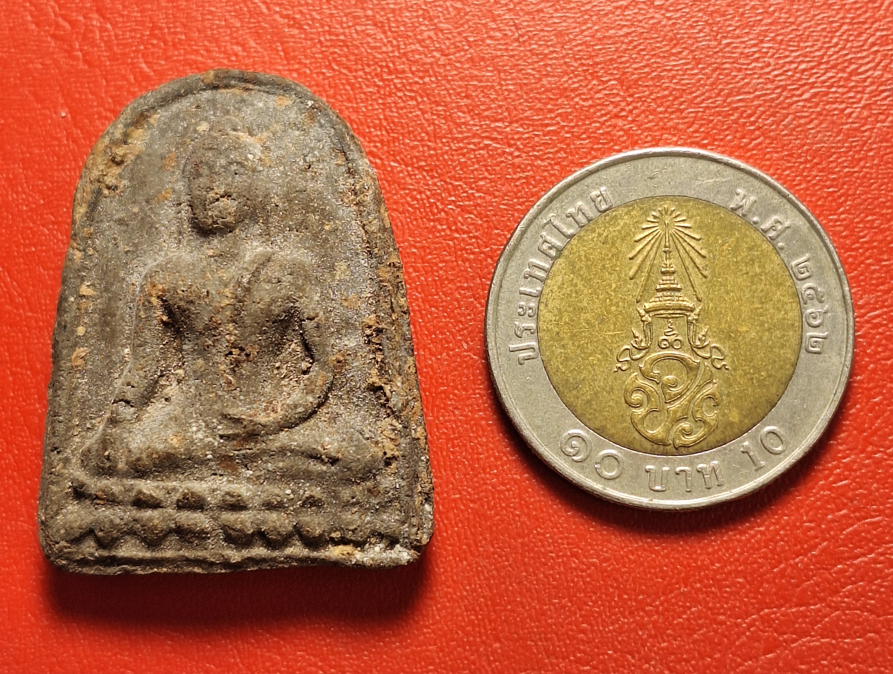 หลวงพ่อขันธ์ วัดพระศรีอารย์ ปี๒๕๐๔ ยอดขุนพล พิมพ์ใหญ่ เนื้อว่าน(องค์ที่6)