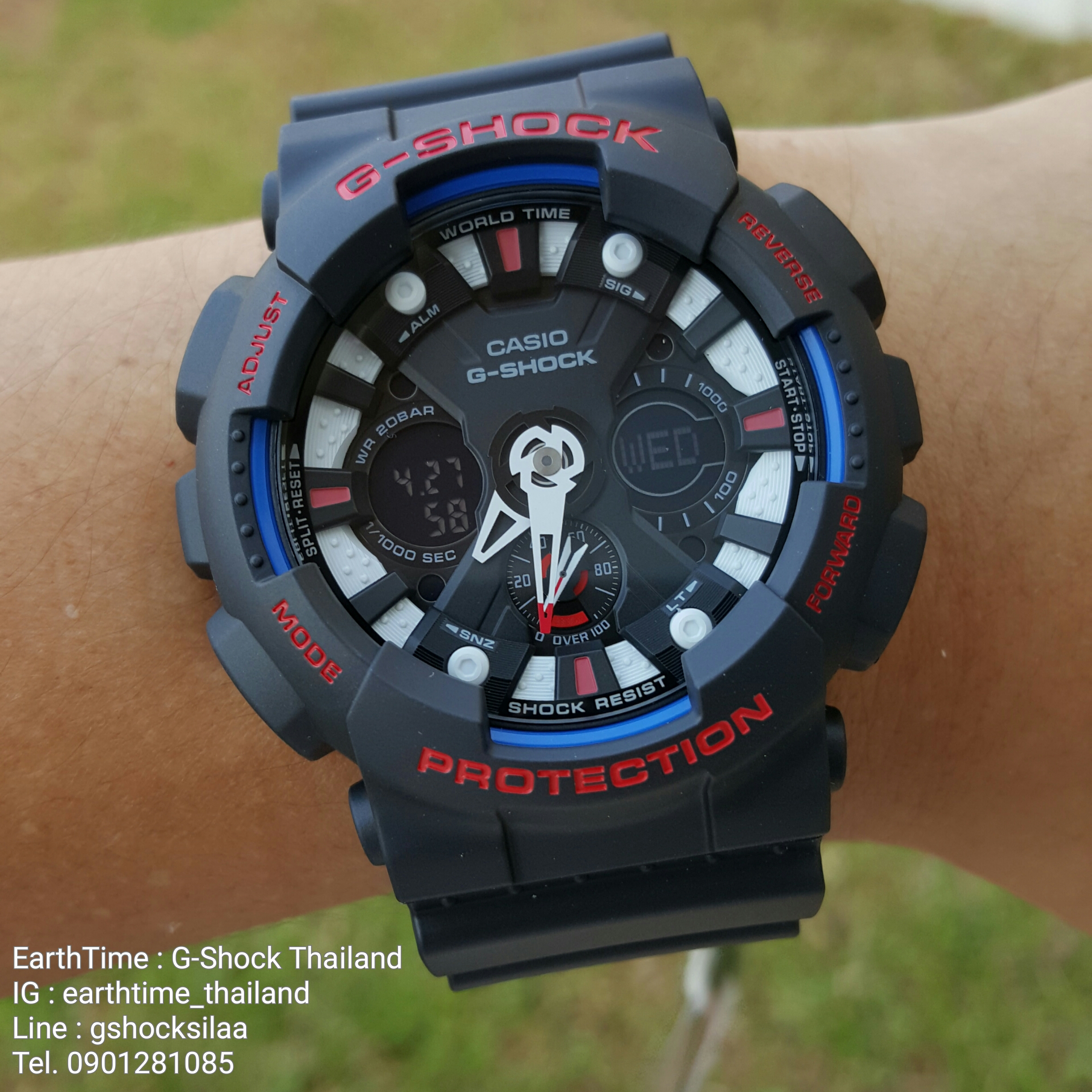 G-Shock ของใหม่แท้100% รับประกัน 1 ปี GA-120TR-1ADR
